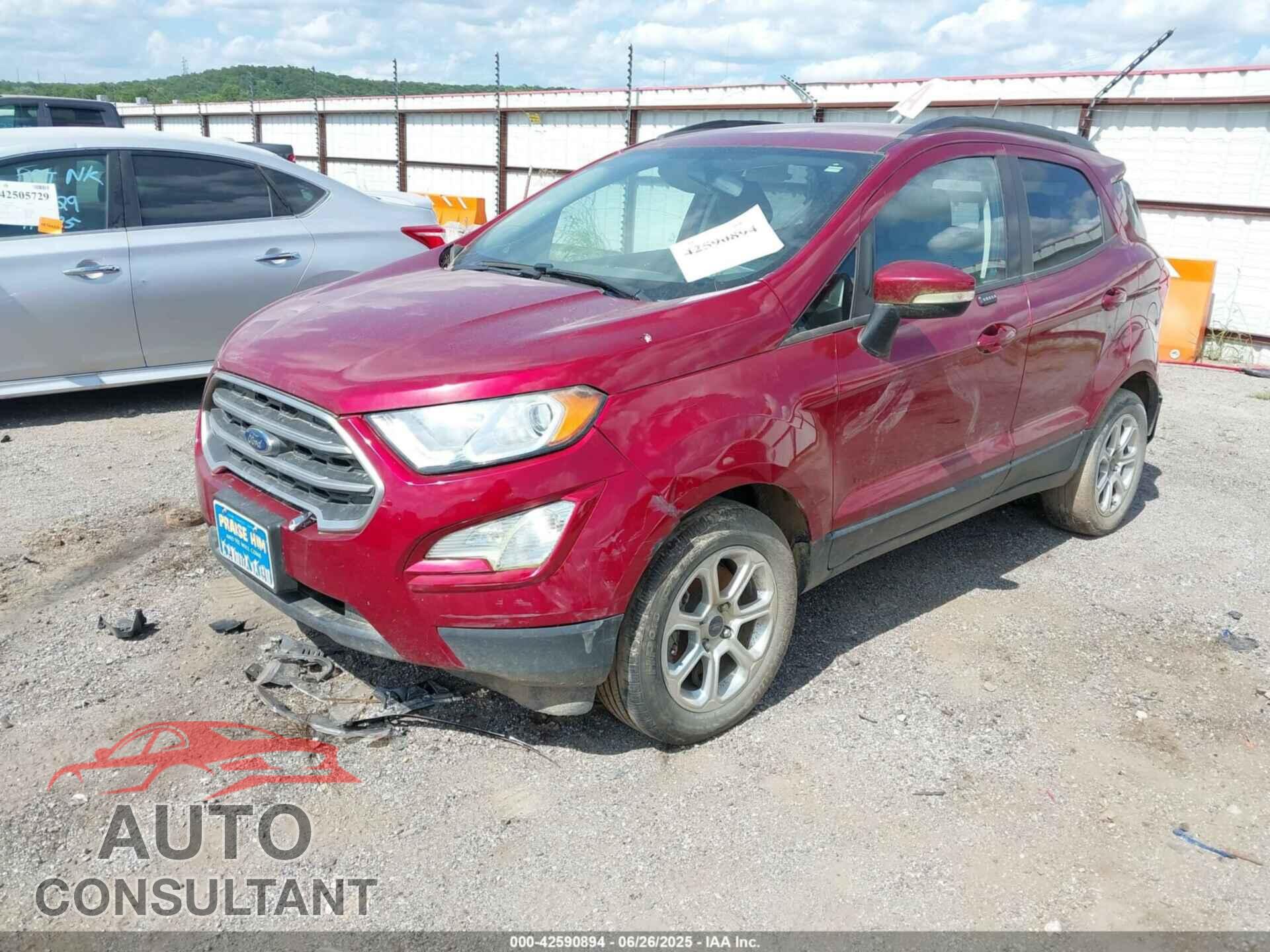 FORD ECOSPORT 2018 - MAJ3P1TE3JC212936