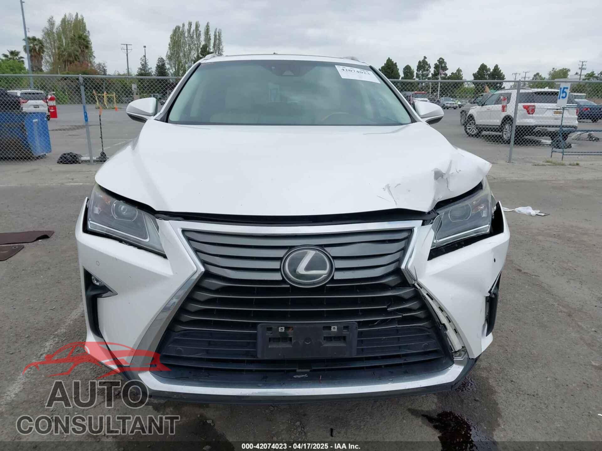 LEXUS RX 350 2016 - 2T2BZMCA3GC037520