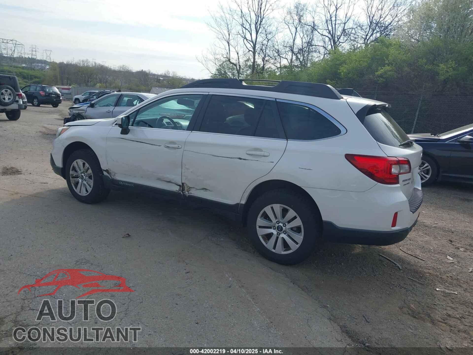 SUBARU OUTBACK 2016 - 4S4BSAEC1G3234499
