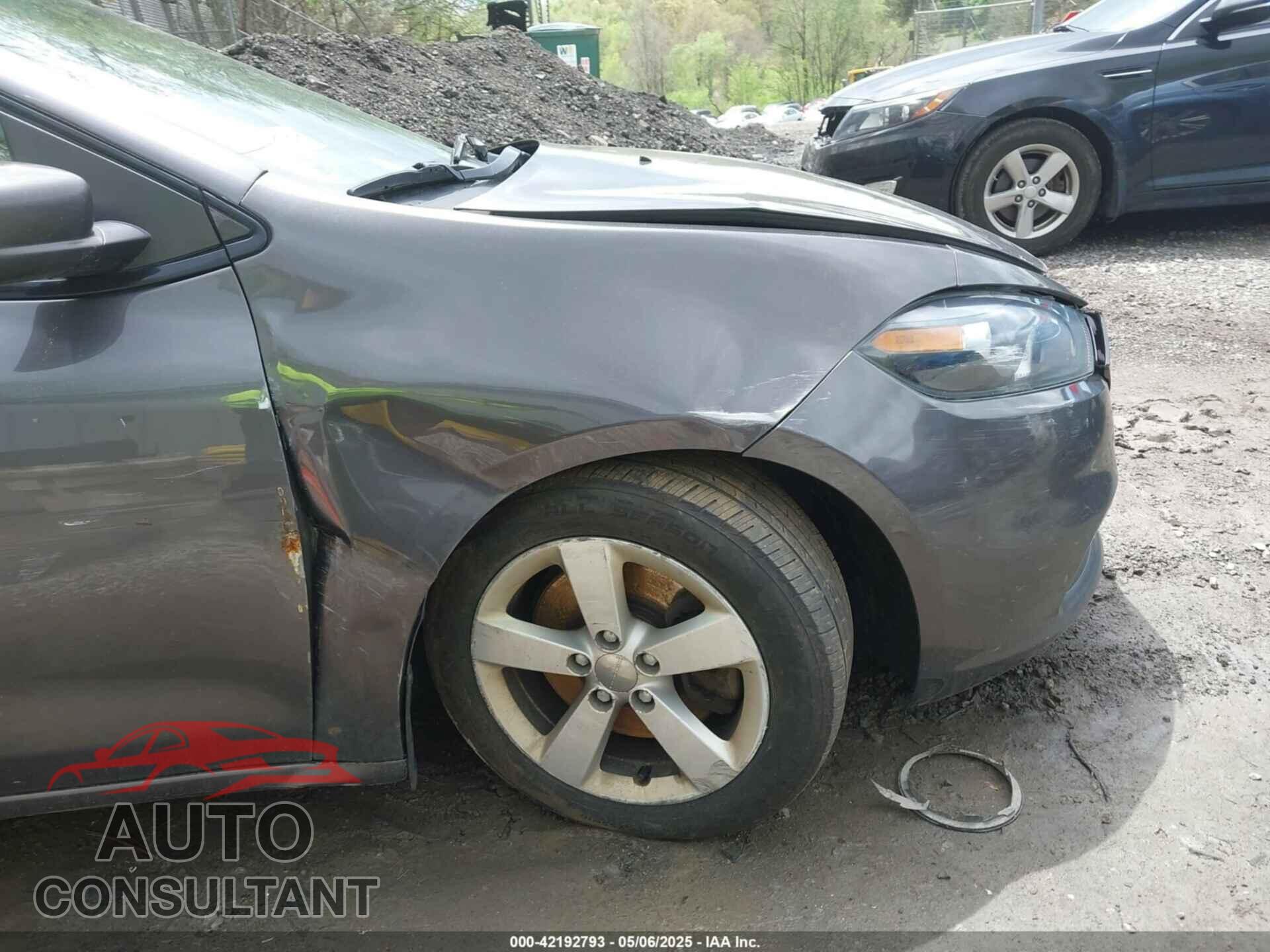 DODGE DART 2015 - 1C3CDFBB3FD243410