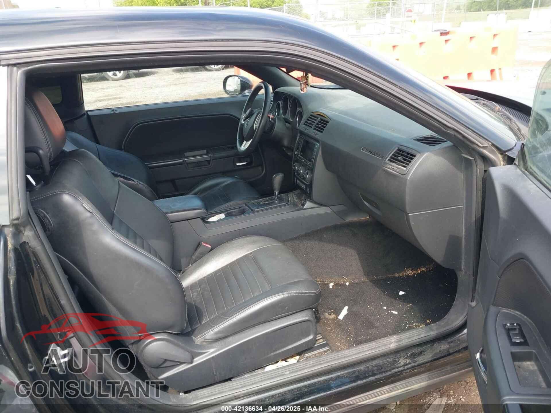 DODGE CHALLENGER 2012 - 2C3CDYAG9CH284843