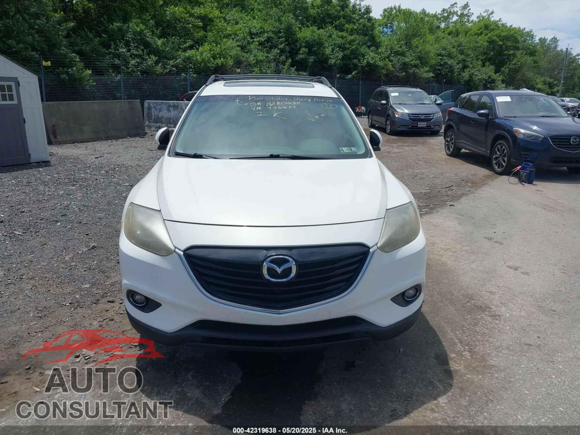 MAZDA CX-9 2014 - JM3TB3DV0E0436649