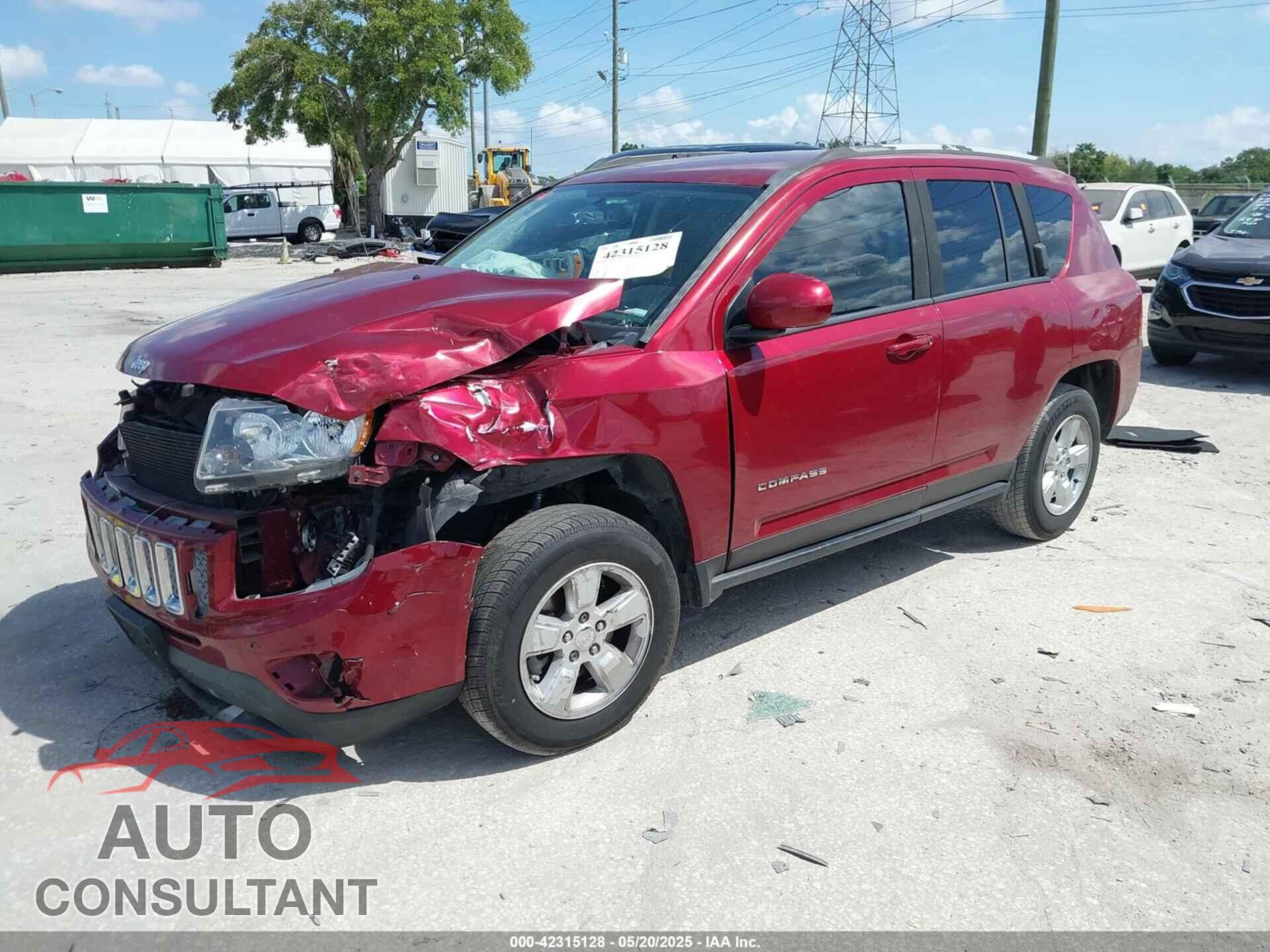 JEEP COMPASS 2017 - 1C4NJCEA6HD117365