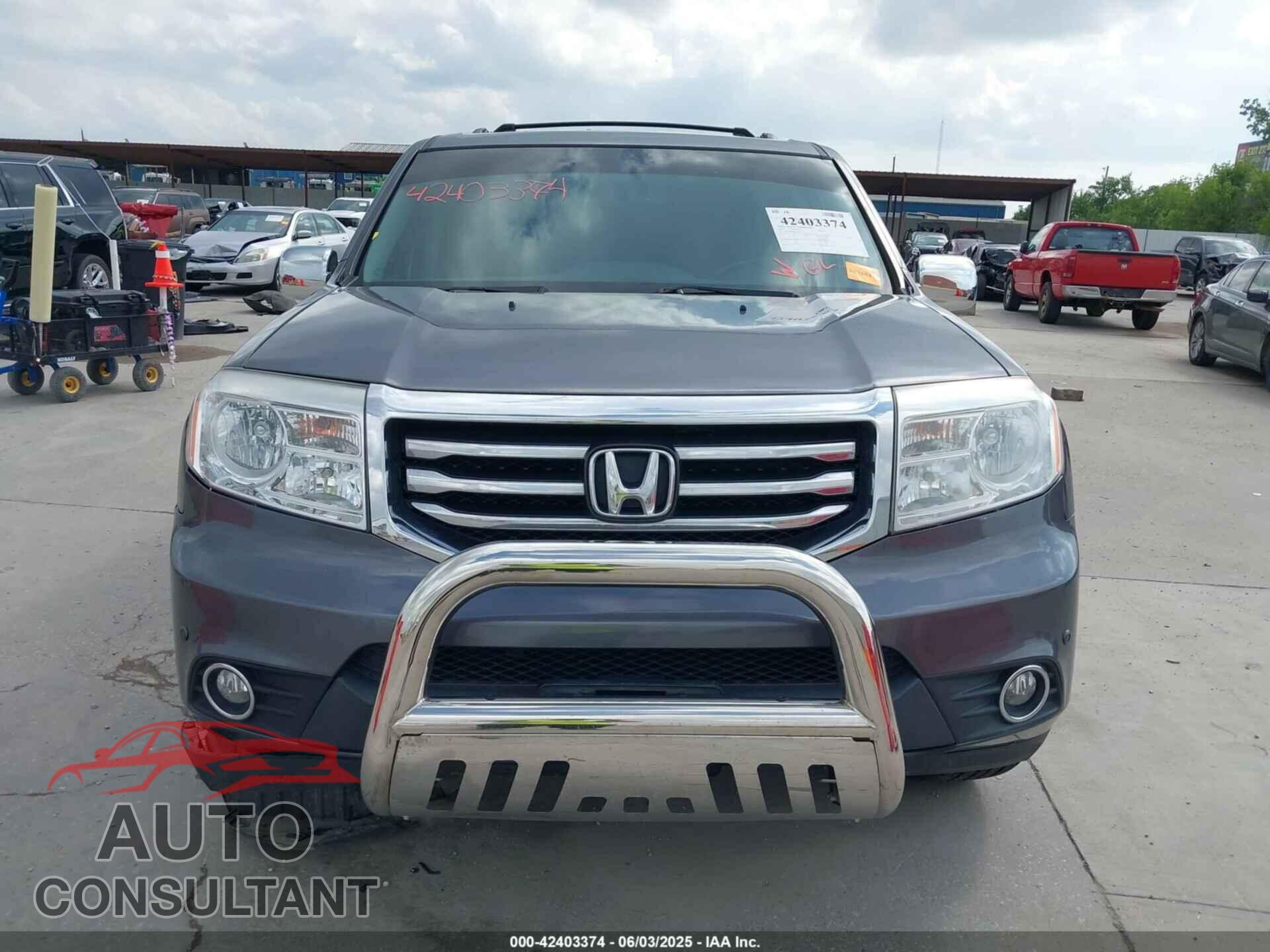 HONDA PILOT 2014 - 5FNYF4H98EB007217
