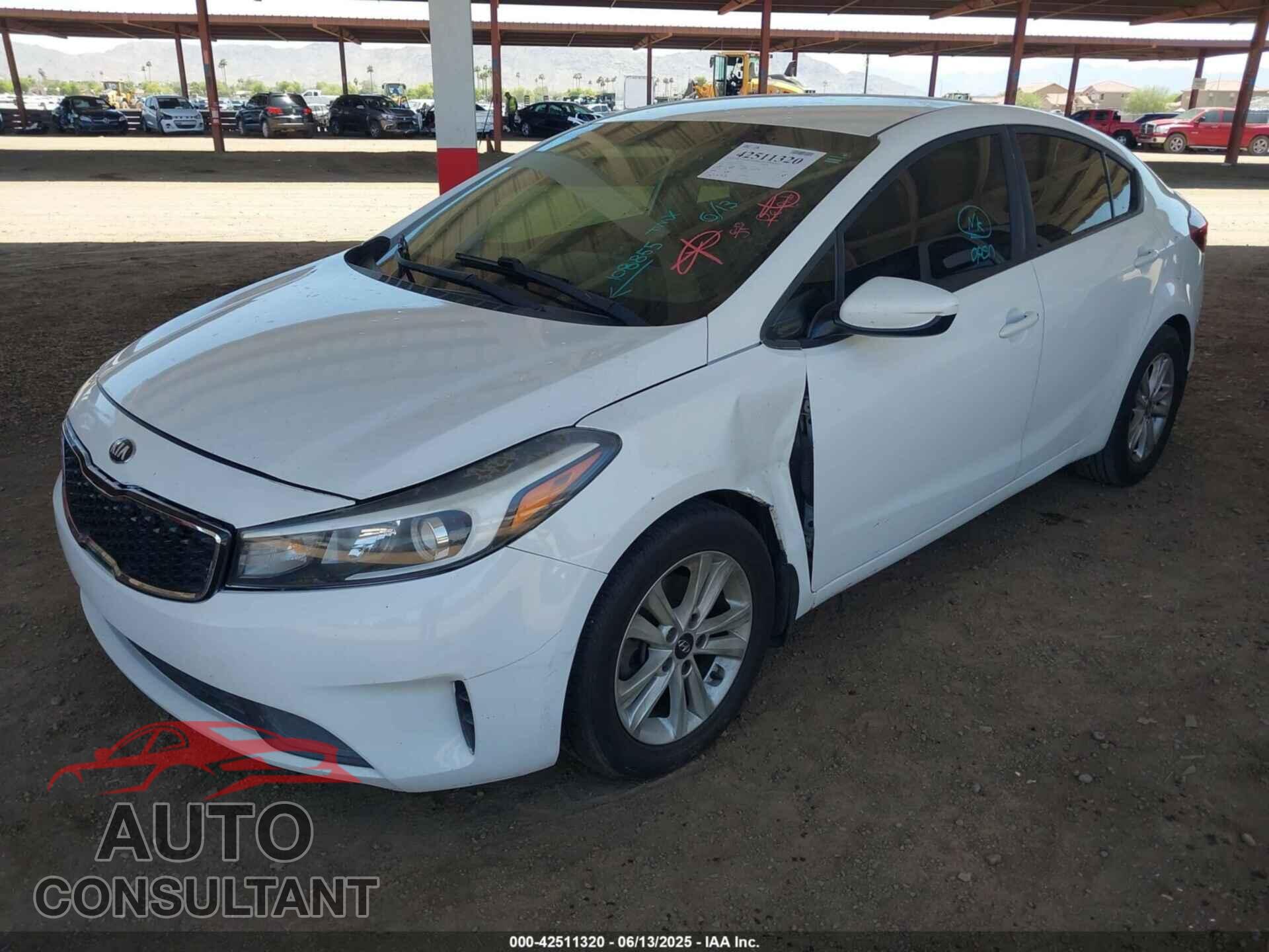 KIA FORTE 2017 - 3KPFK4A70HE108855
