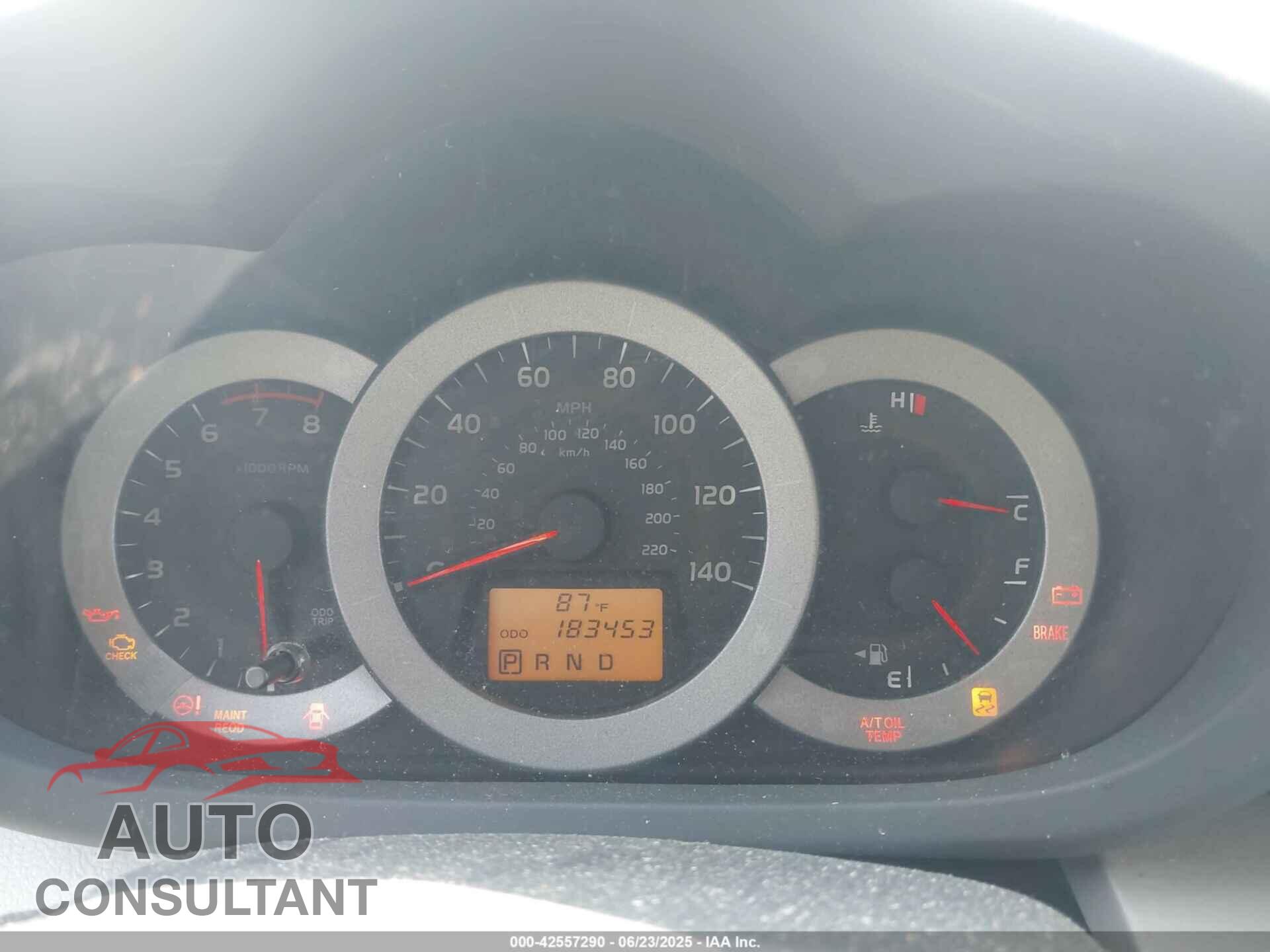TOYOTA RAV4 2011 - 2T3JF4DV3BW135293