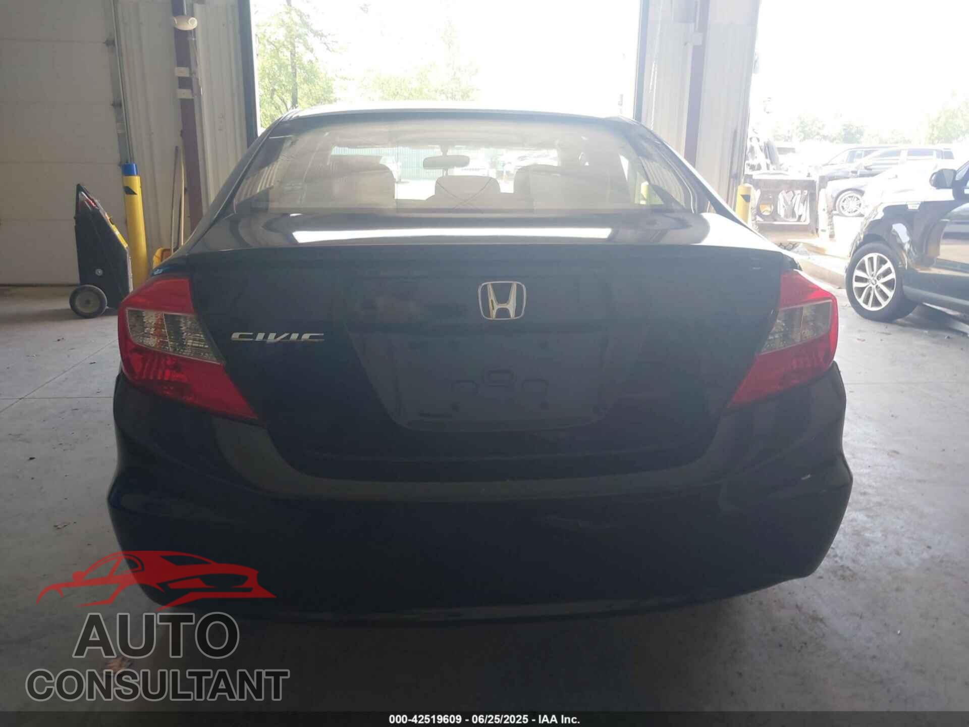 HONDA CIVIC 2012 - 19XFB2F95CE315166