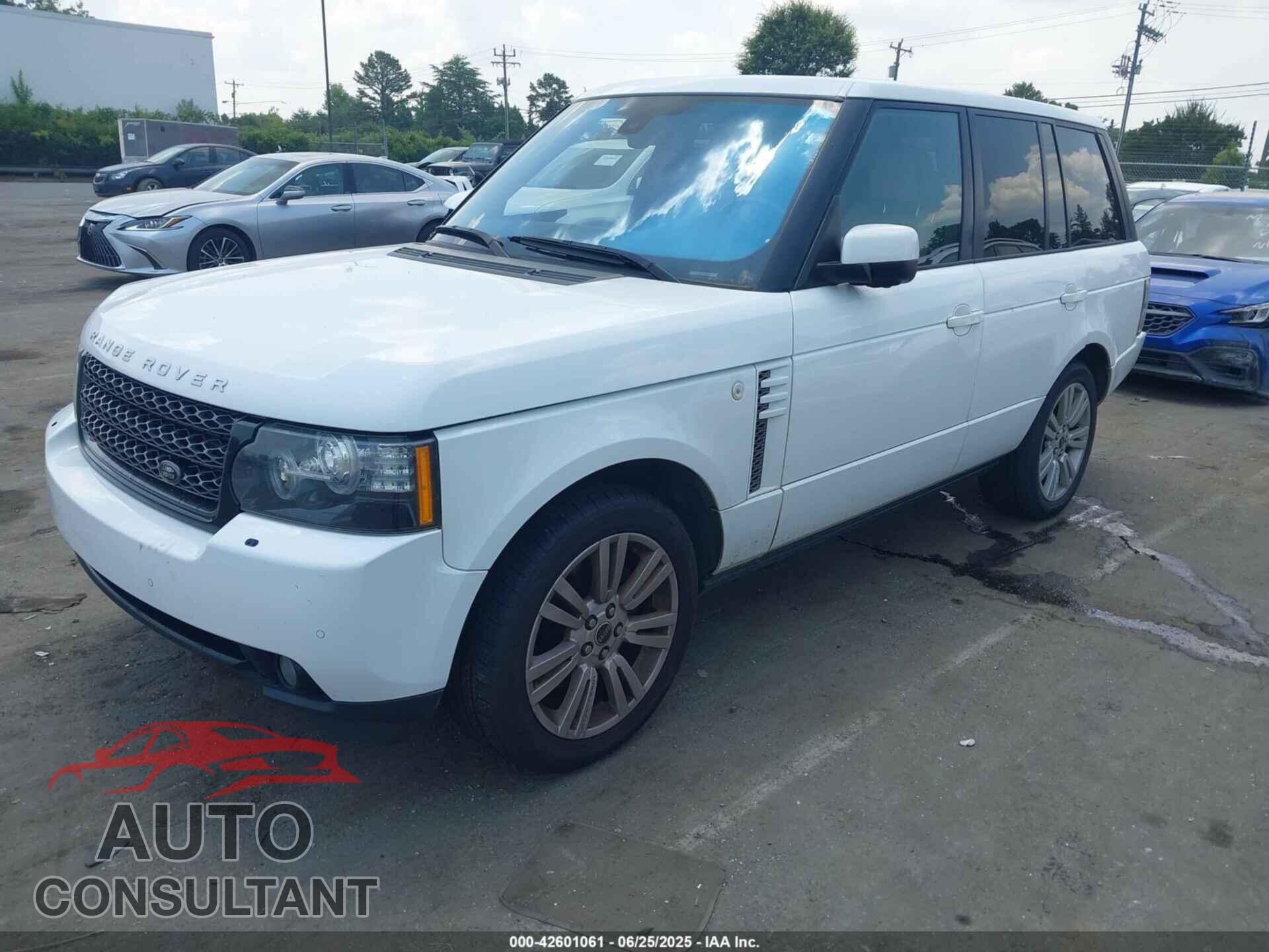 LAND ROVER RANGE ROVER 2012 - SALMF1D43CA372930