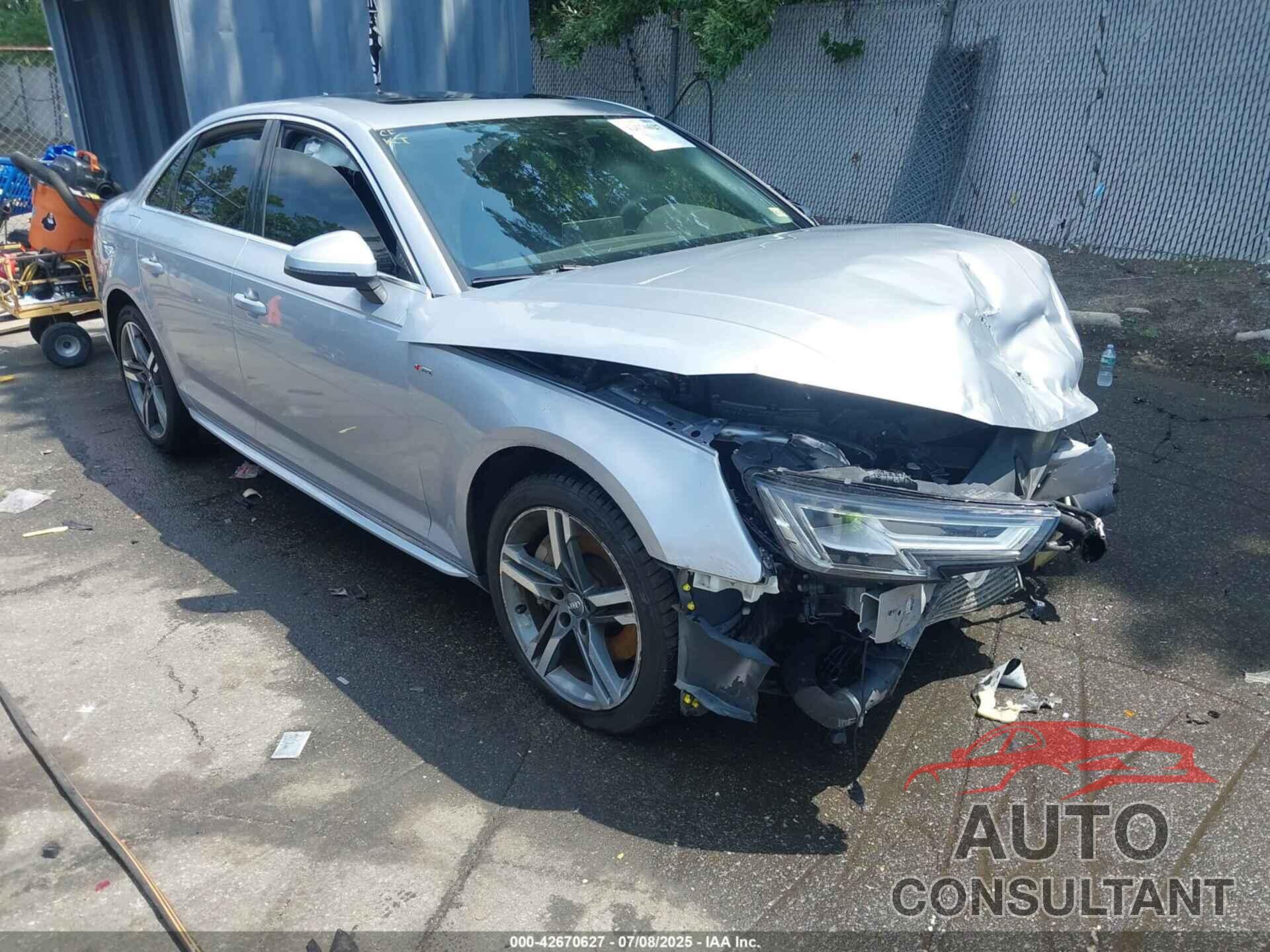 AUDI A4 2018 - WAUENAF47JA180805