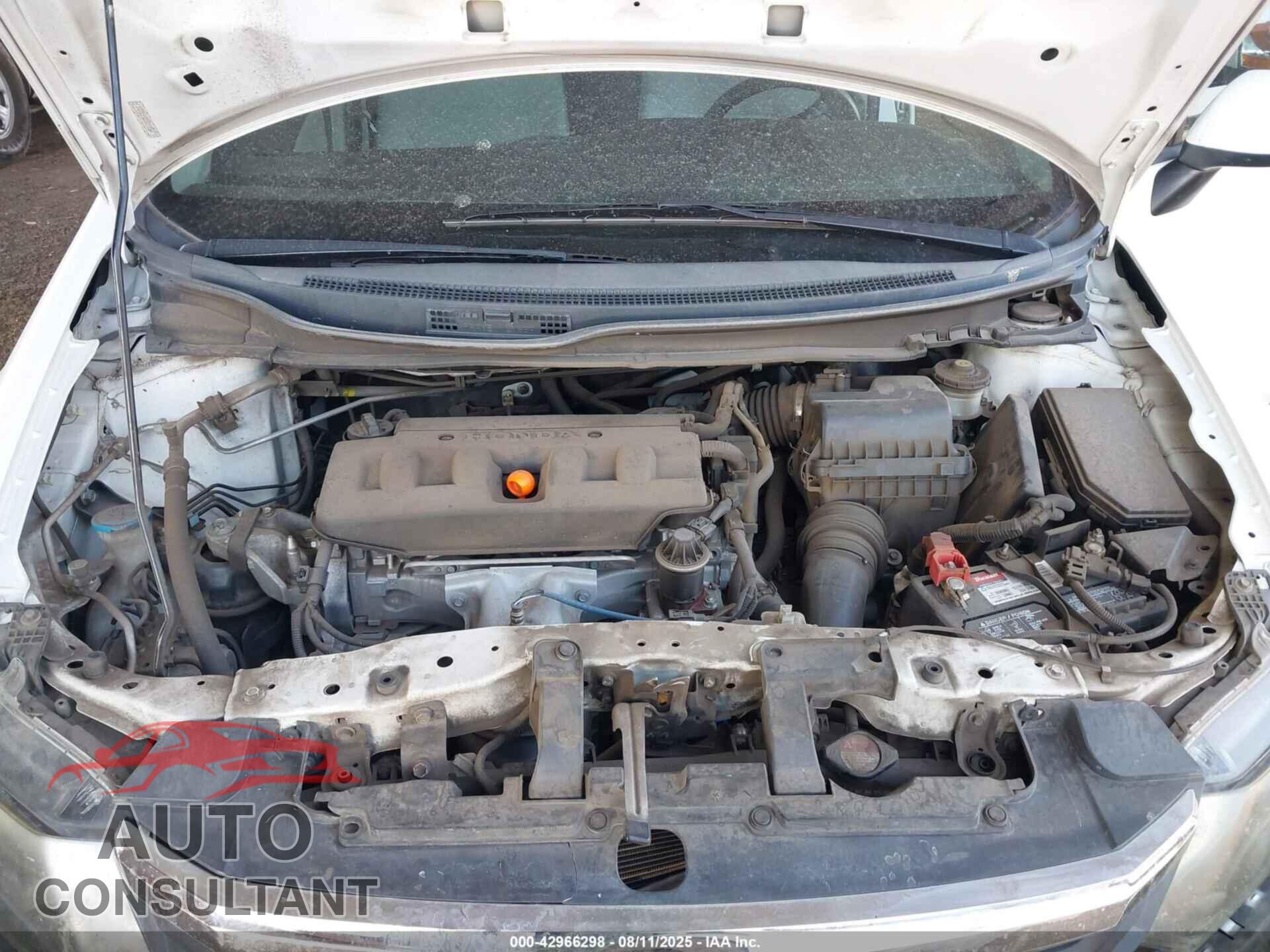 HONDA CIVIC 2012 - 2HGFB2F62CH319364
