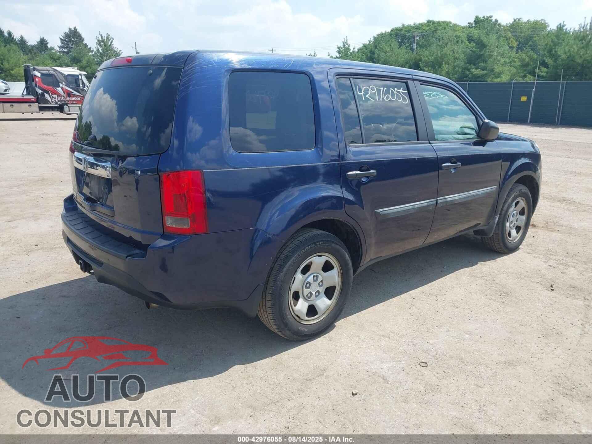 HONDA PILOT 2013 - 5FNYF3H22DB040919
