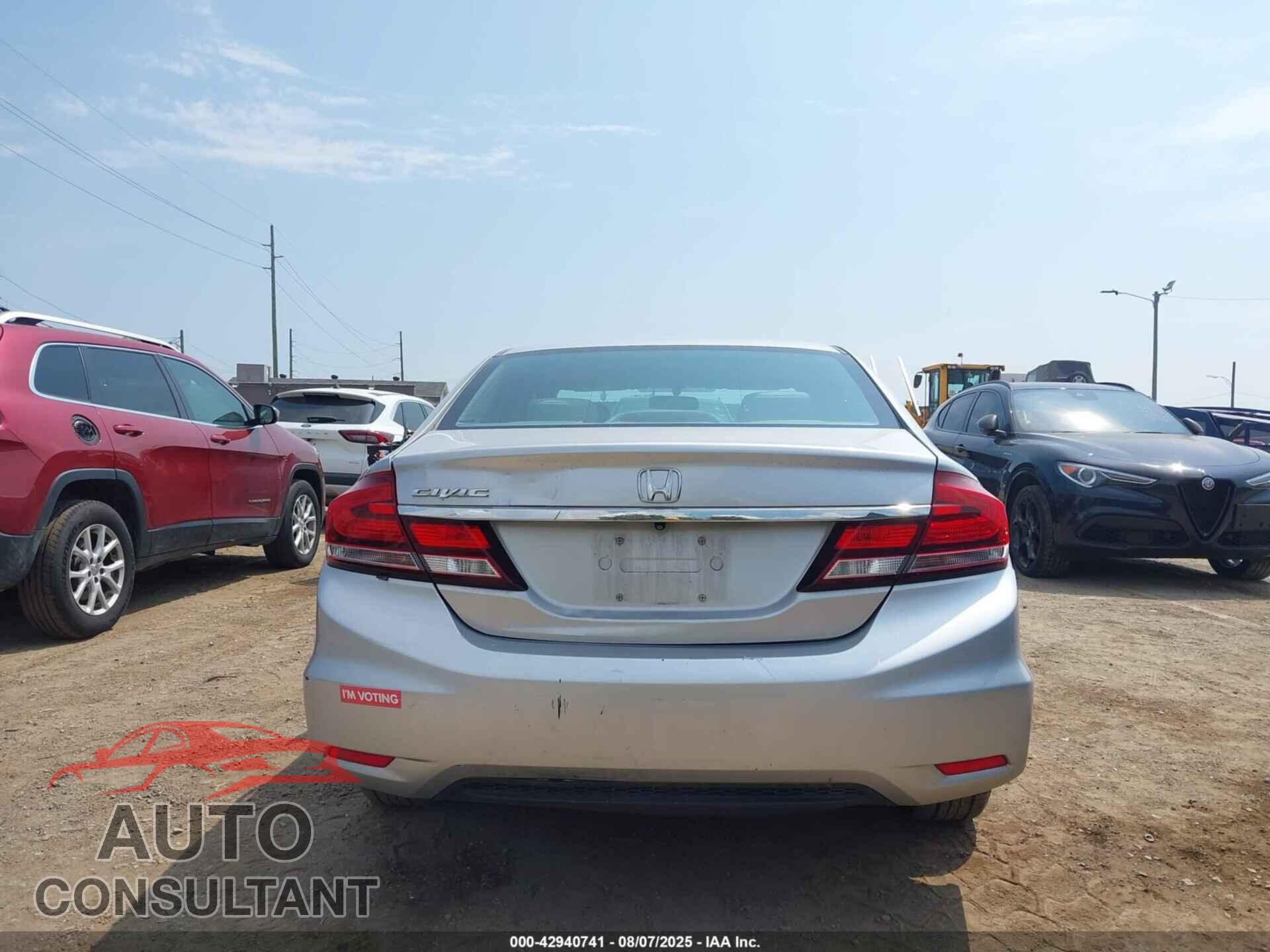 HONDA CIVIC 2014 - 19XFB2F89EE017729