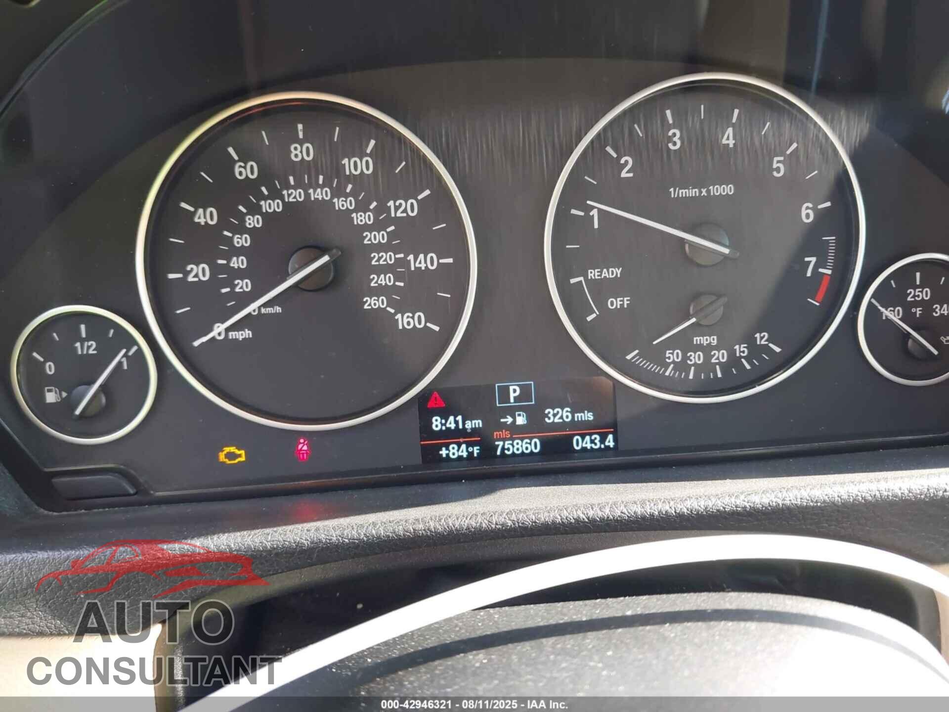 BMW 320I 2013 - WBA3B1C56DF461546
