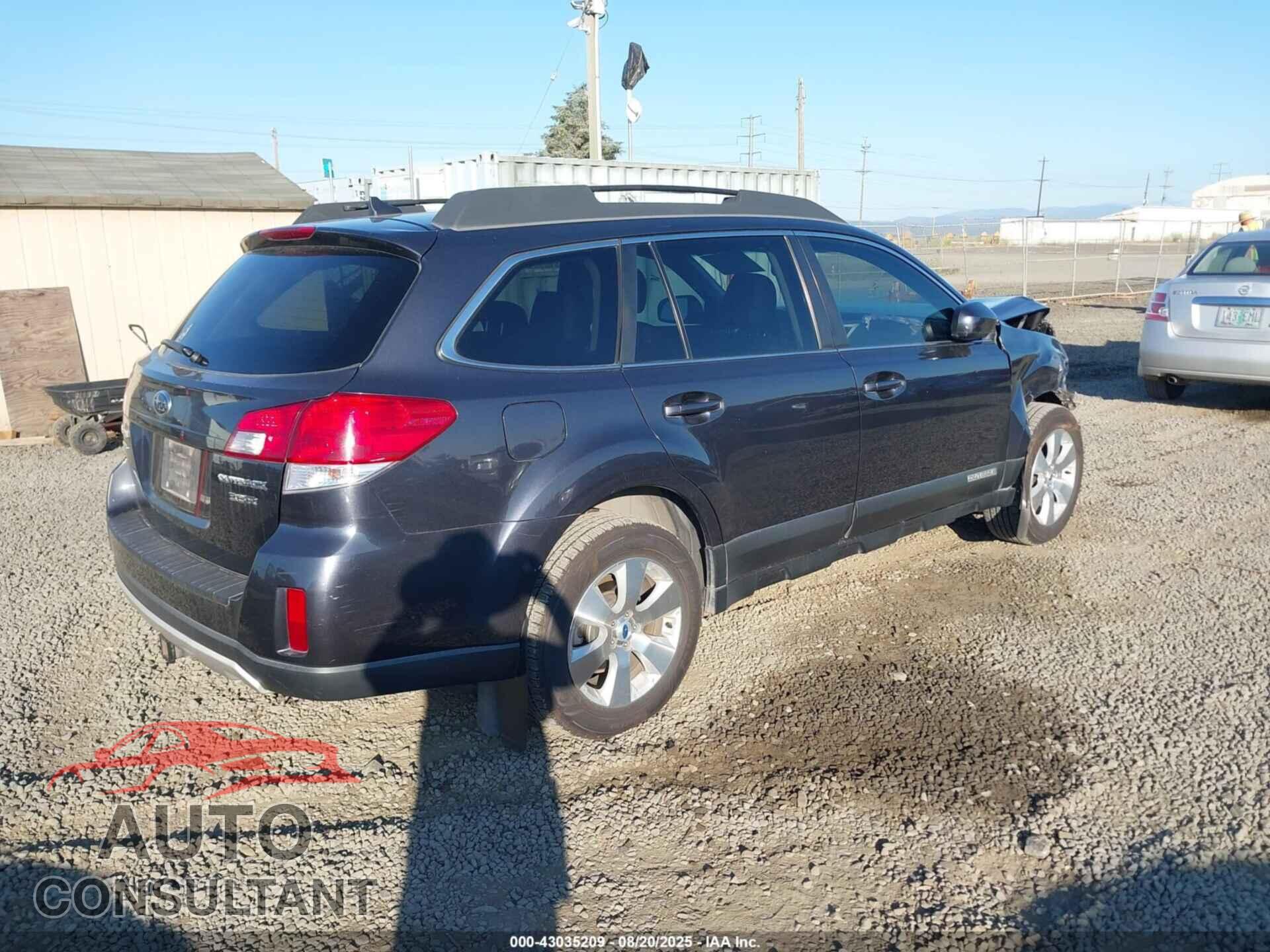 SUBARU OUTBACK 2012 - 4S4BRDKC5C2237911