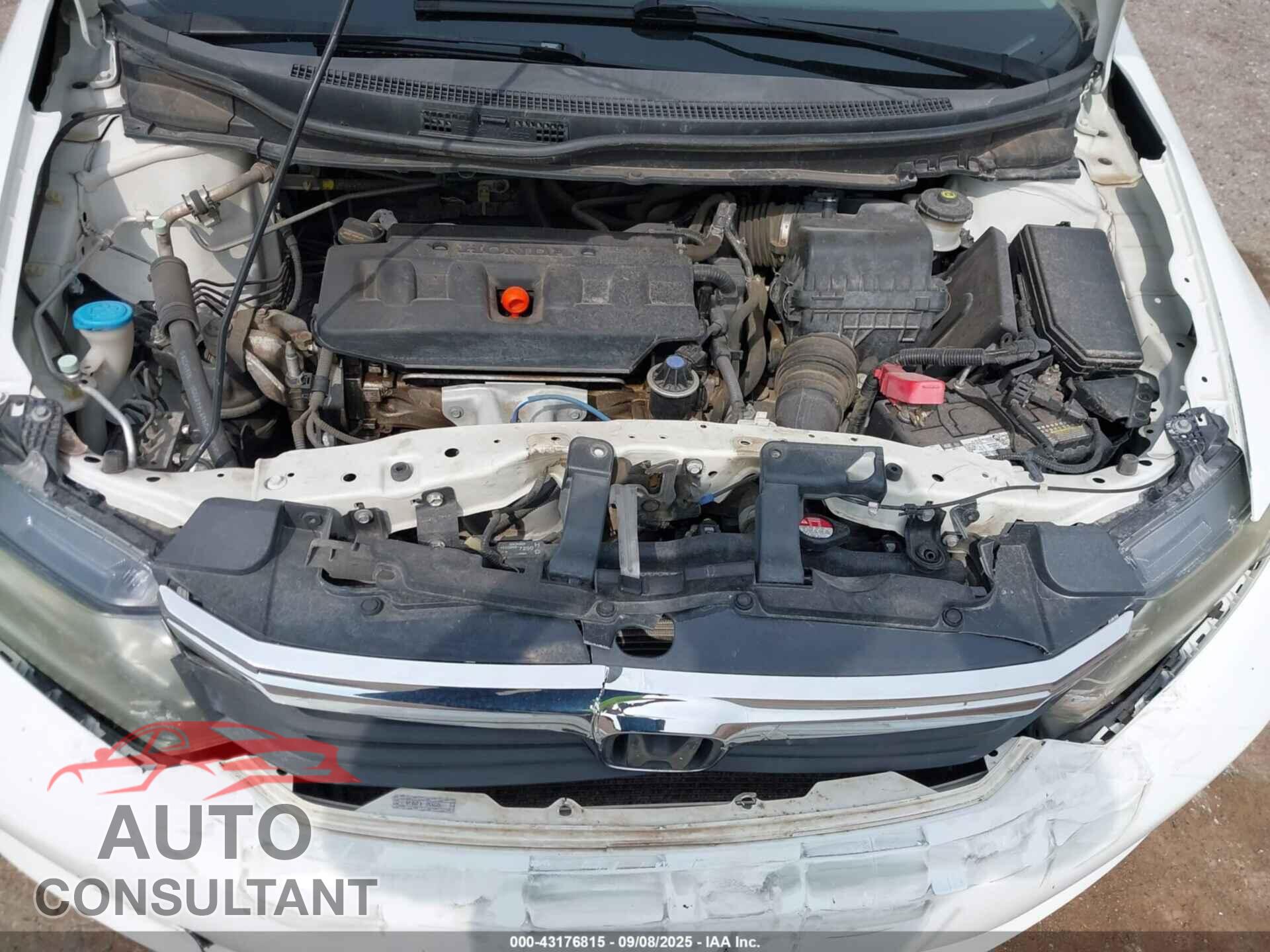 HONDA CIVIC 2012 - 2HGFB2F54CH323570