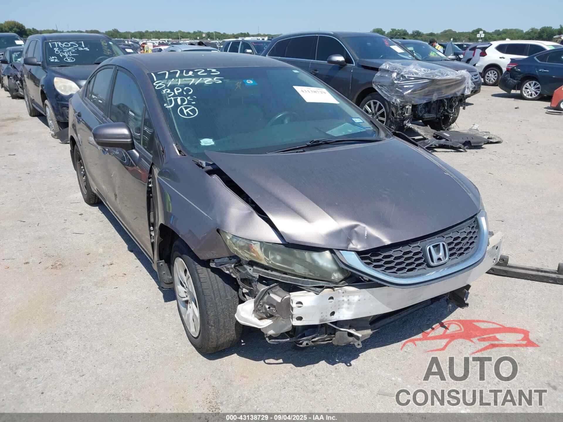 HONDA CIVIC 2014 - 19XFB2F55EE051480
