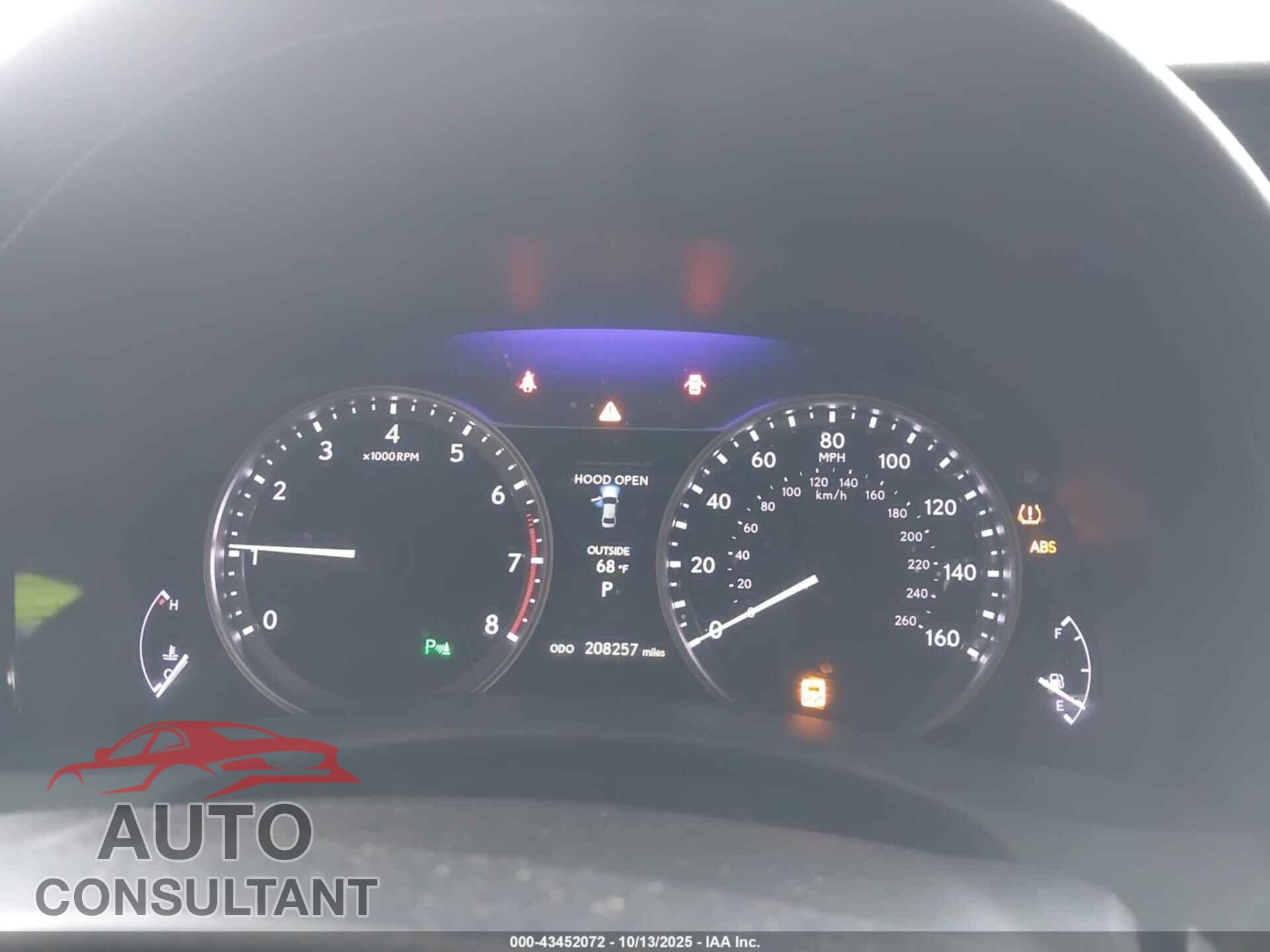 LEXUS GS 350 2013 - JTHBE1BL6D5010532