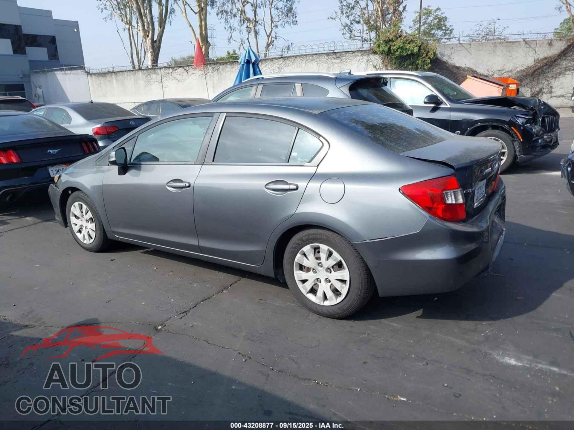 HONDA CIVIC 2012 - 19XFB2F54CE379275