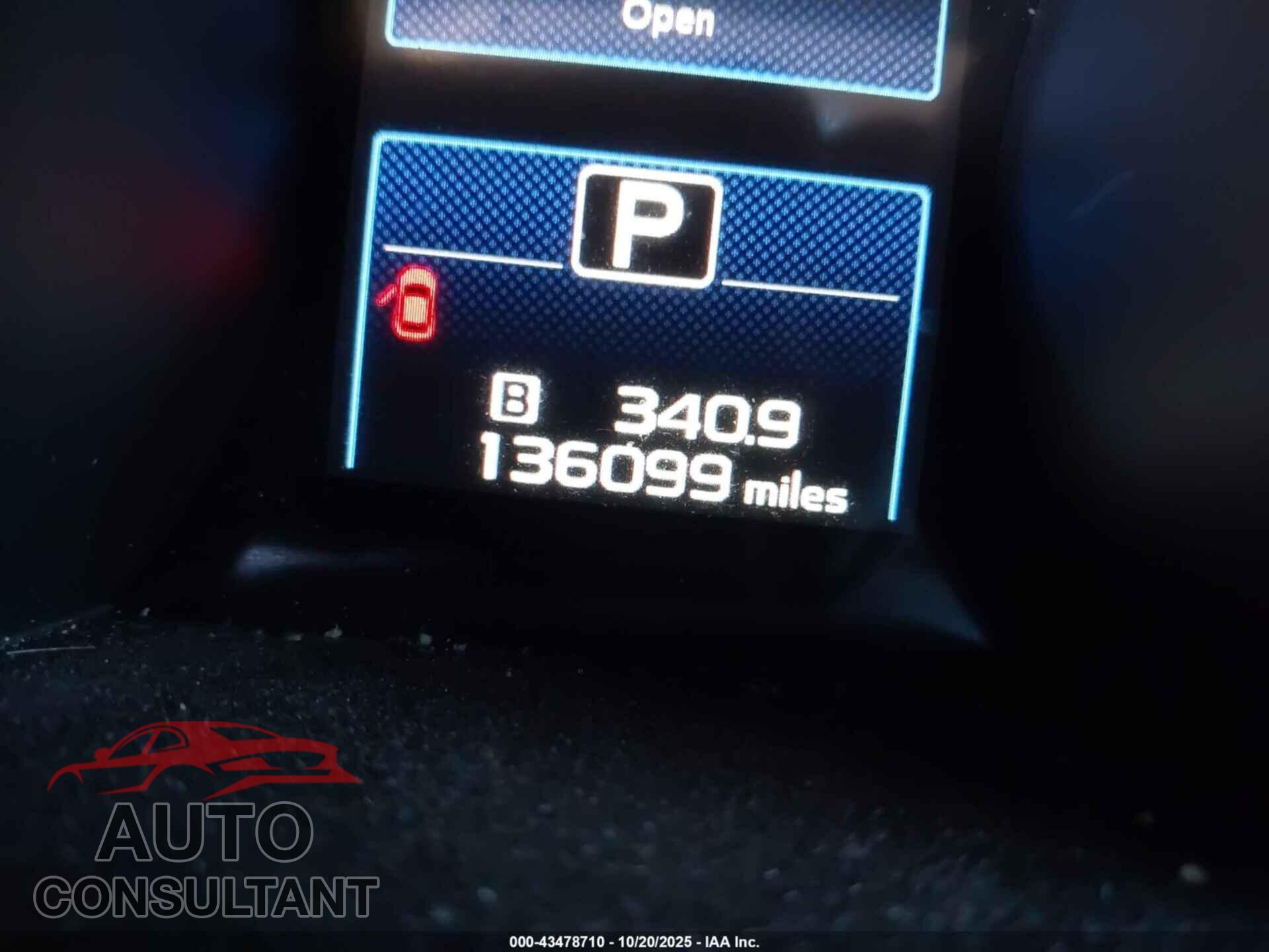 SUBARU OUTBACK 2015 - 4S4BSBLC2F3263887