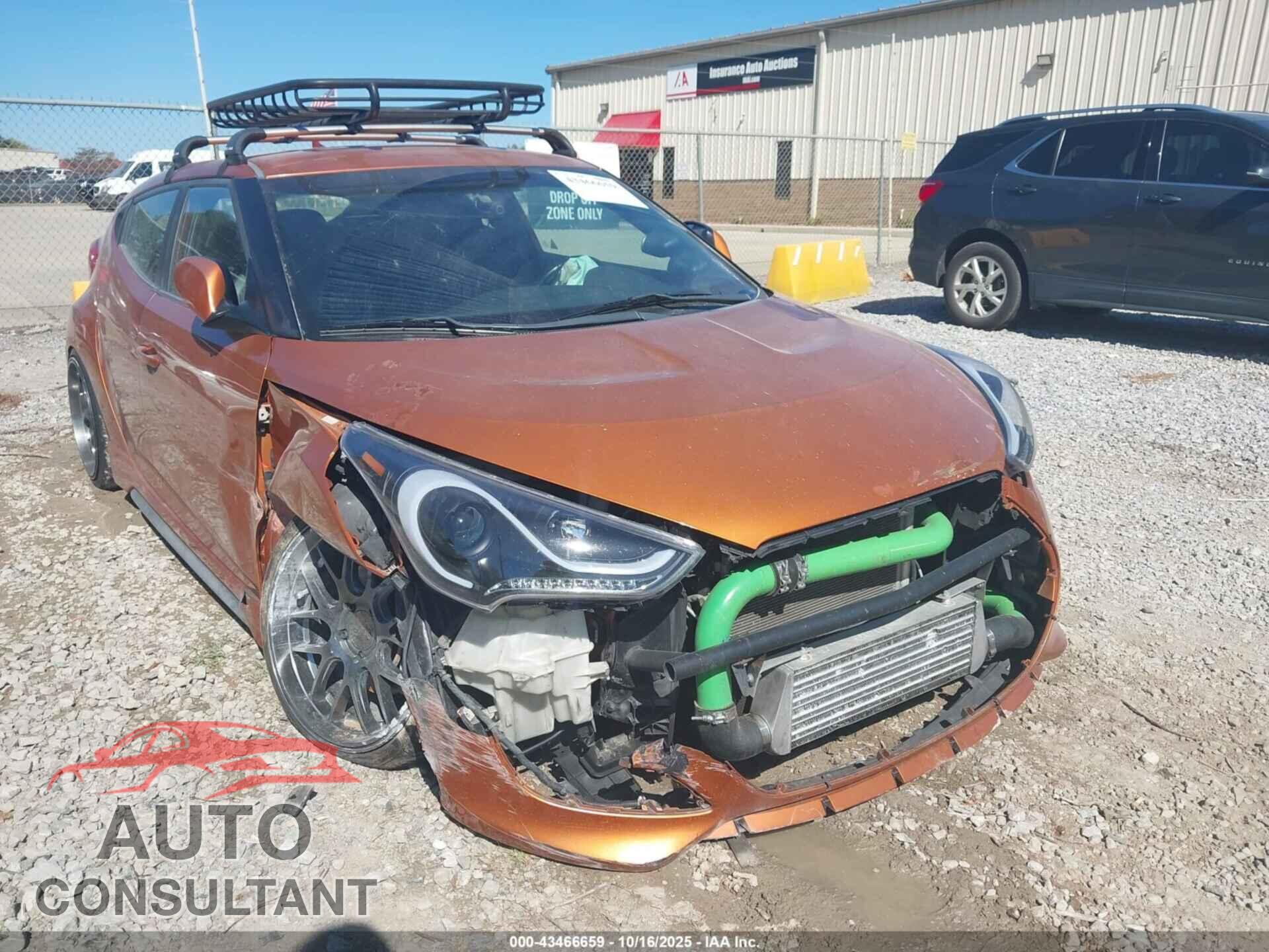 HYUNDAI VELOSTER 2016 - KMHTC6AEXGU288965