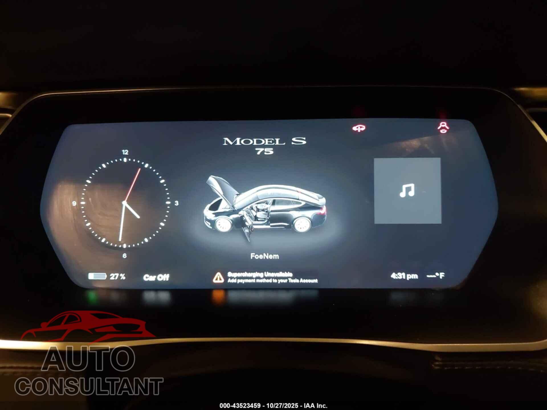 TESLA MODEL S 2017 - 5YJSA1E1XHF218683