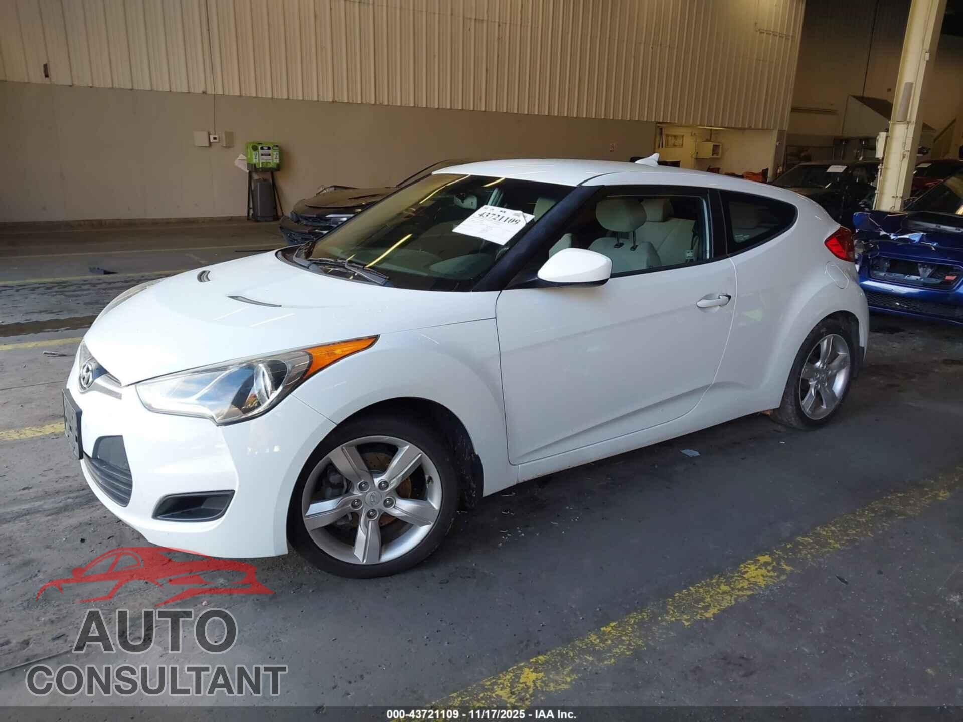 HYUNDAI VELOSTER 2013 - KMHTC6AD2DU170489
