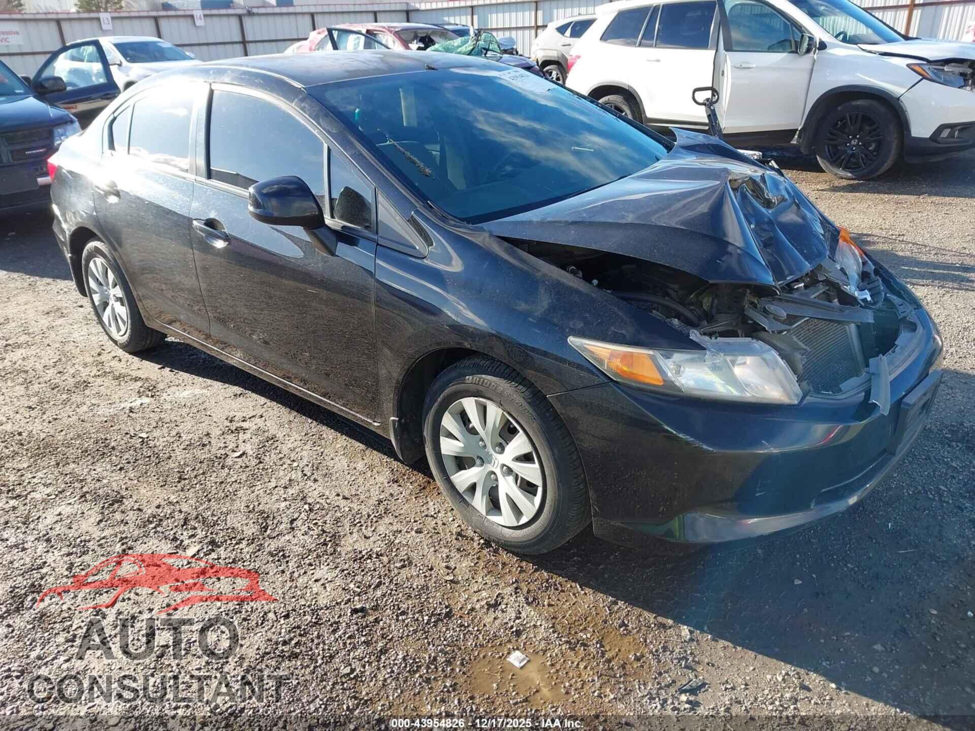 HONDA CIVIC 2012 - JHMFB2F51CS000387