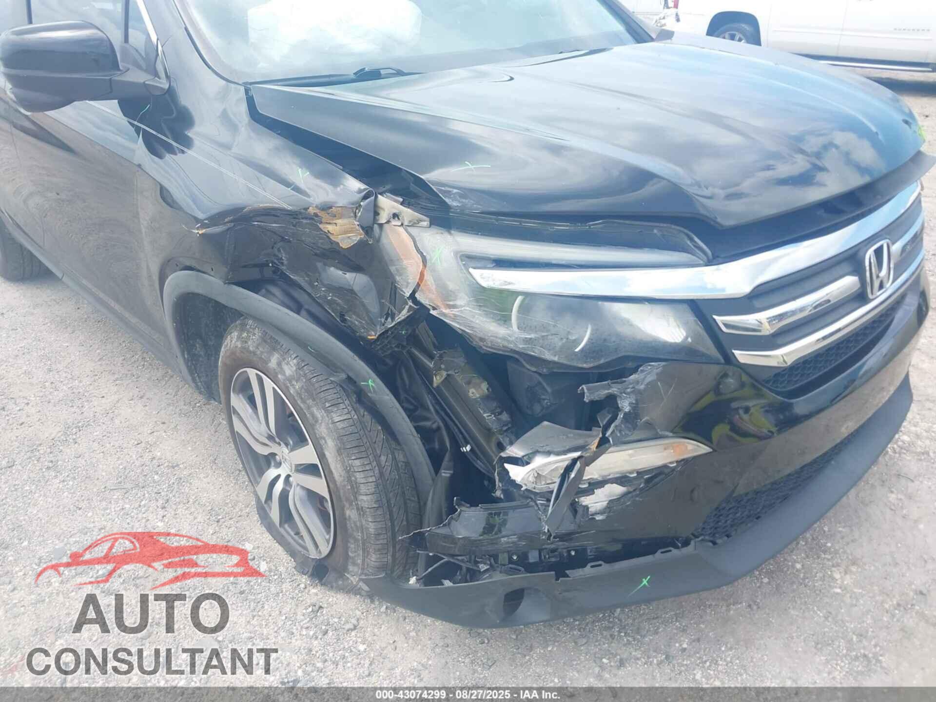 HONDA PILOT 2016 - 5FNYF5H55GB034266