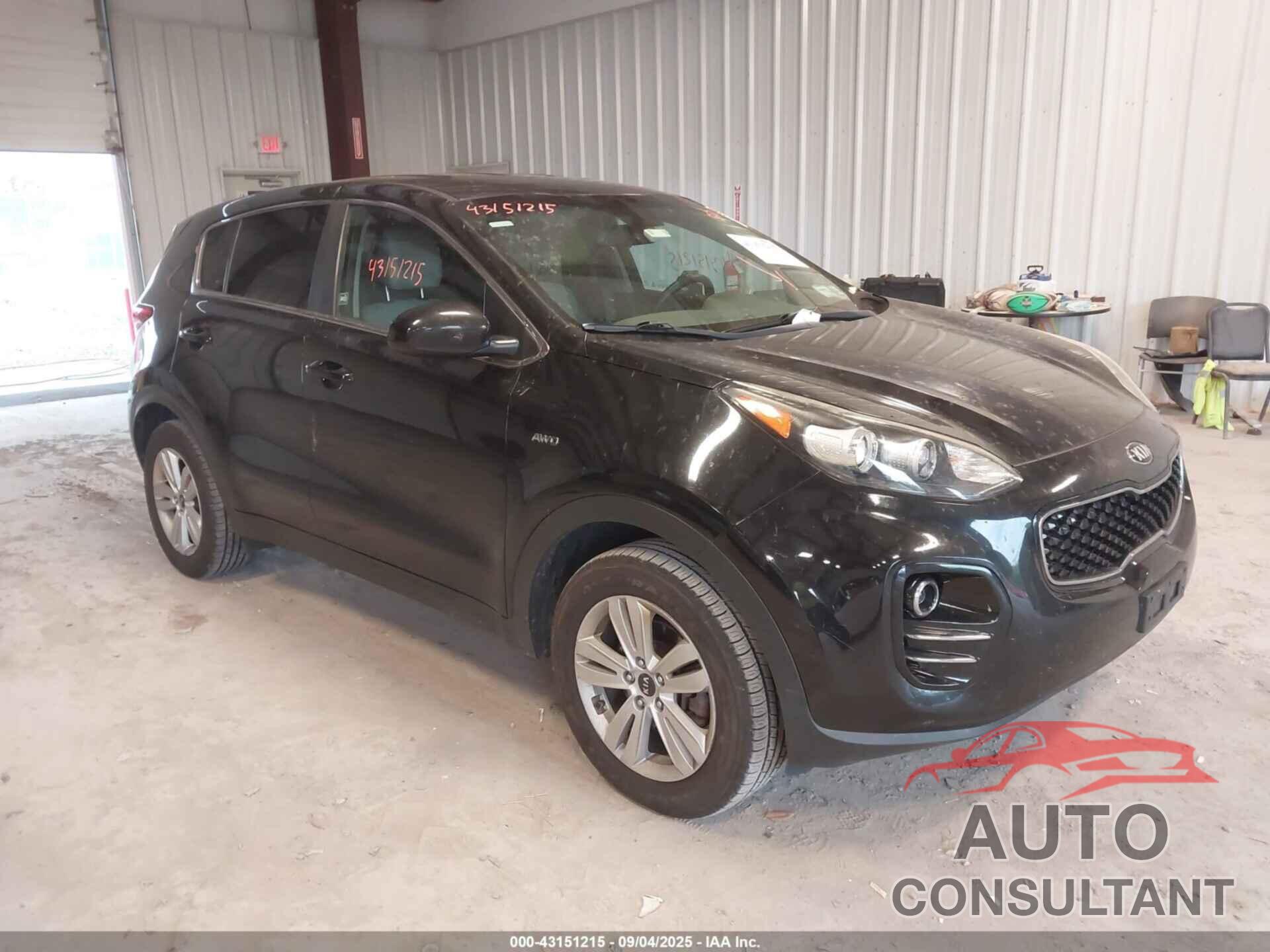 KIA SPORTAGE 2018 - KNDPMCAC6J7400490