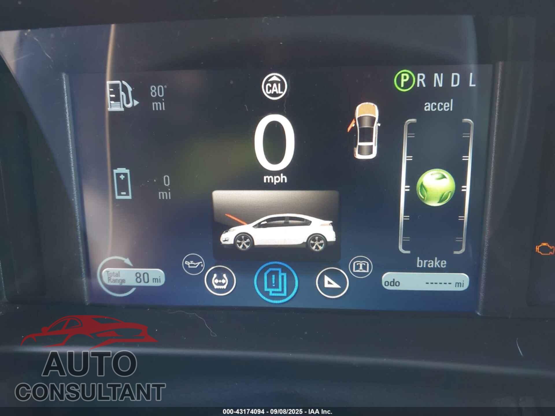 CHEVROLET VOLT 2012 - 1G1RD6E45CU102586