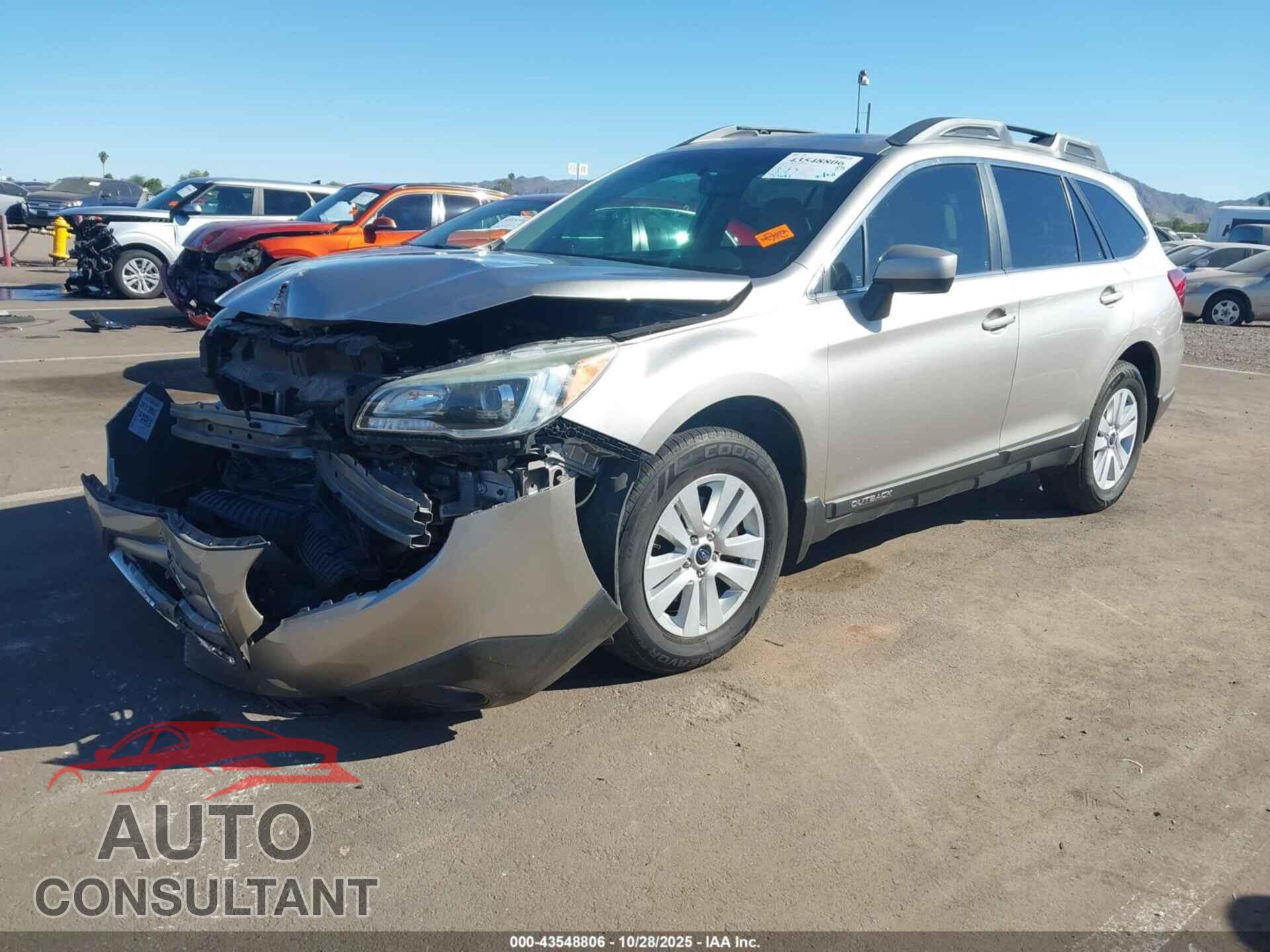 SUBARU OUTBACK 2016 - 4S4BSBEC2G3265489
