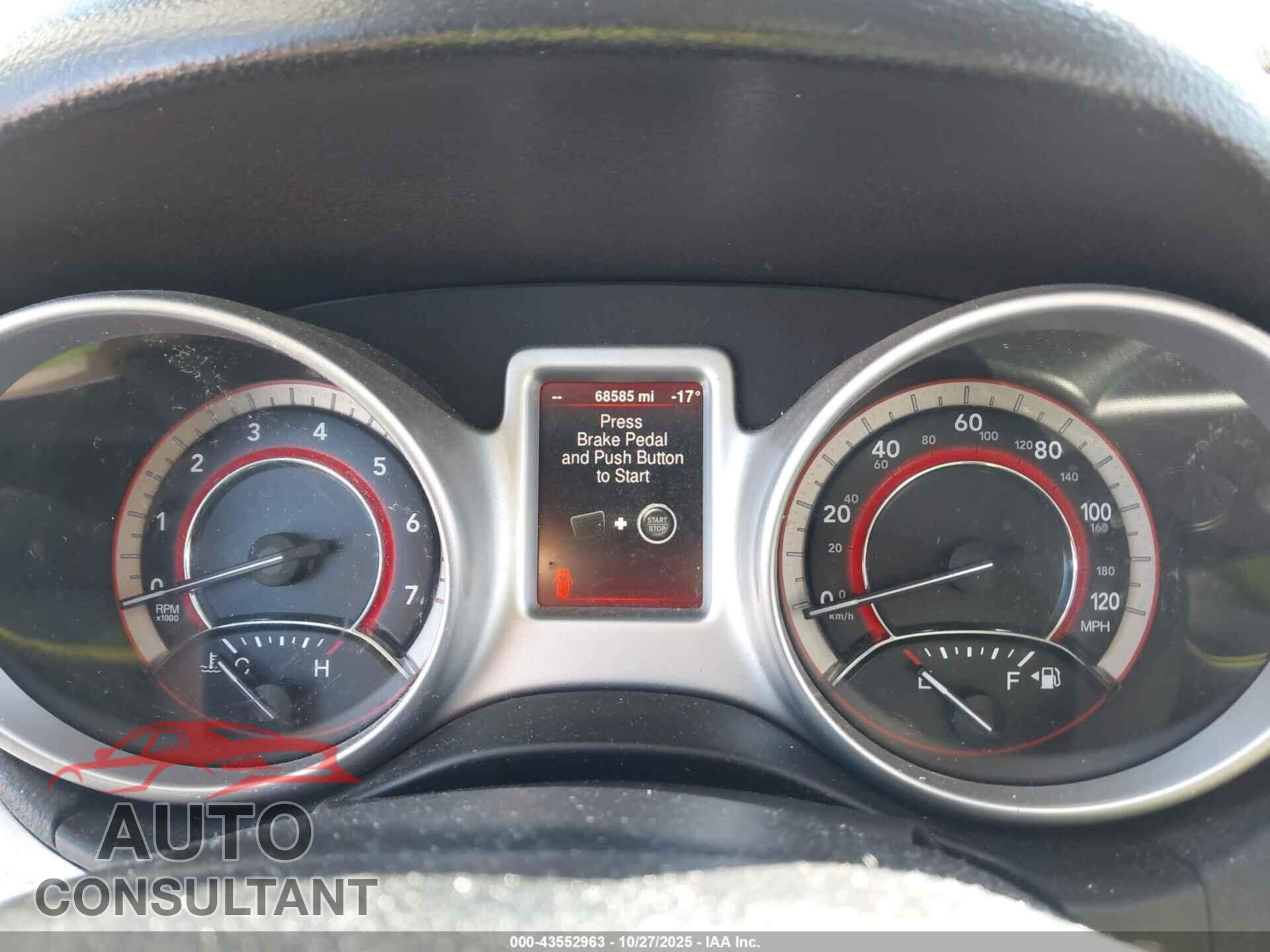 DODGE JOURNEY 2015 - 3C4PDCBB1FT728330