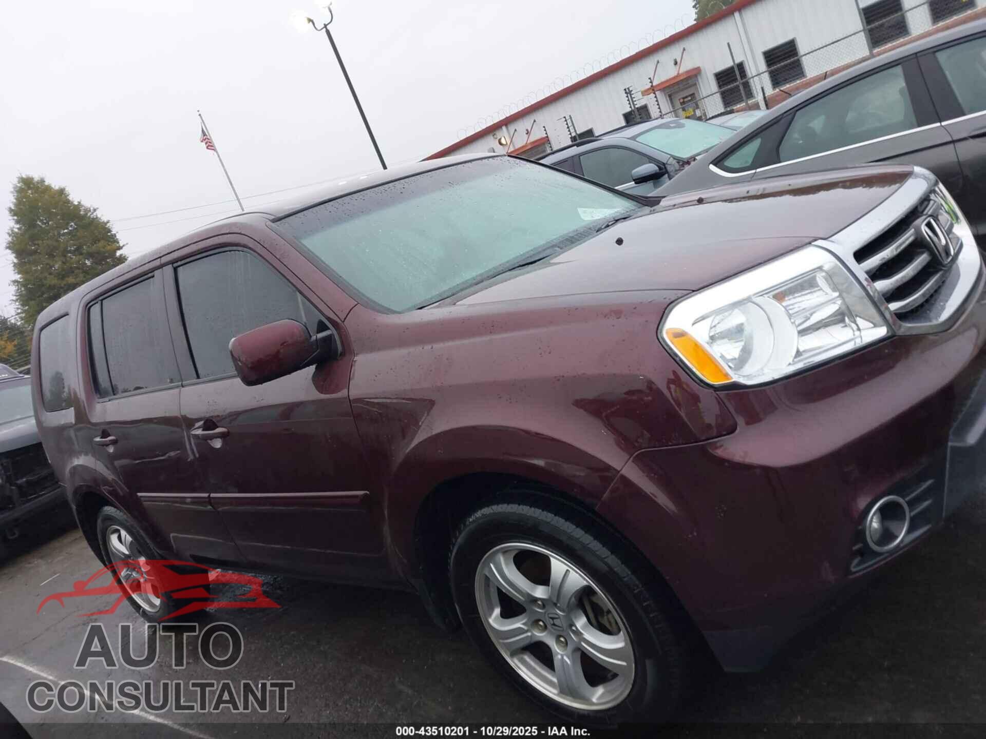 HONDA PILOT 2012 - 5FNYF3H52CB035874