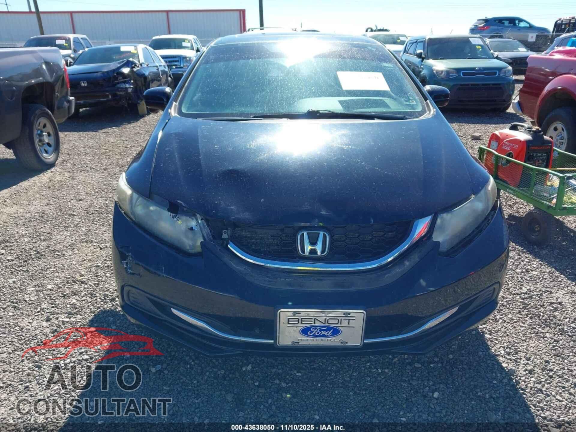 HONDA CIVIC 2014 - 19XFB2F86EE259250