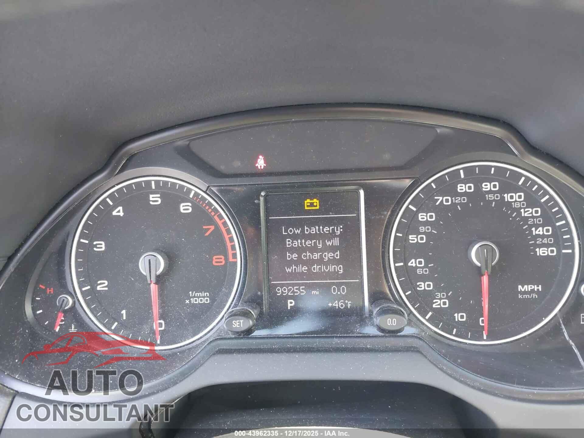AUDI Q5 2013 - WA1CFAFP9DA009005