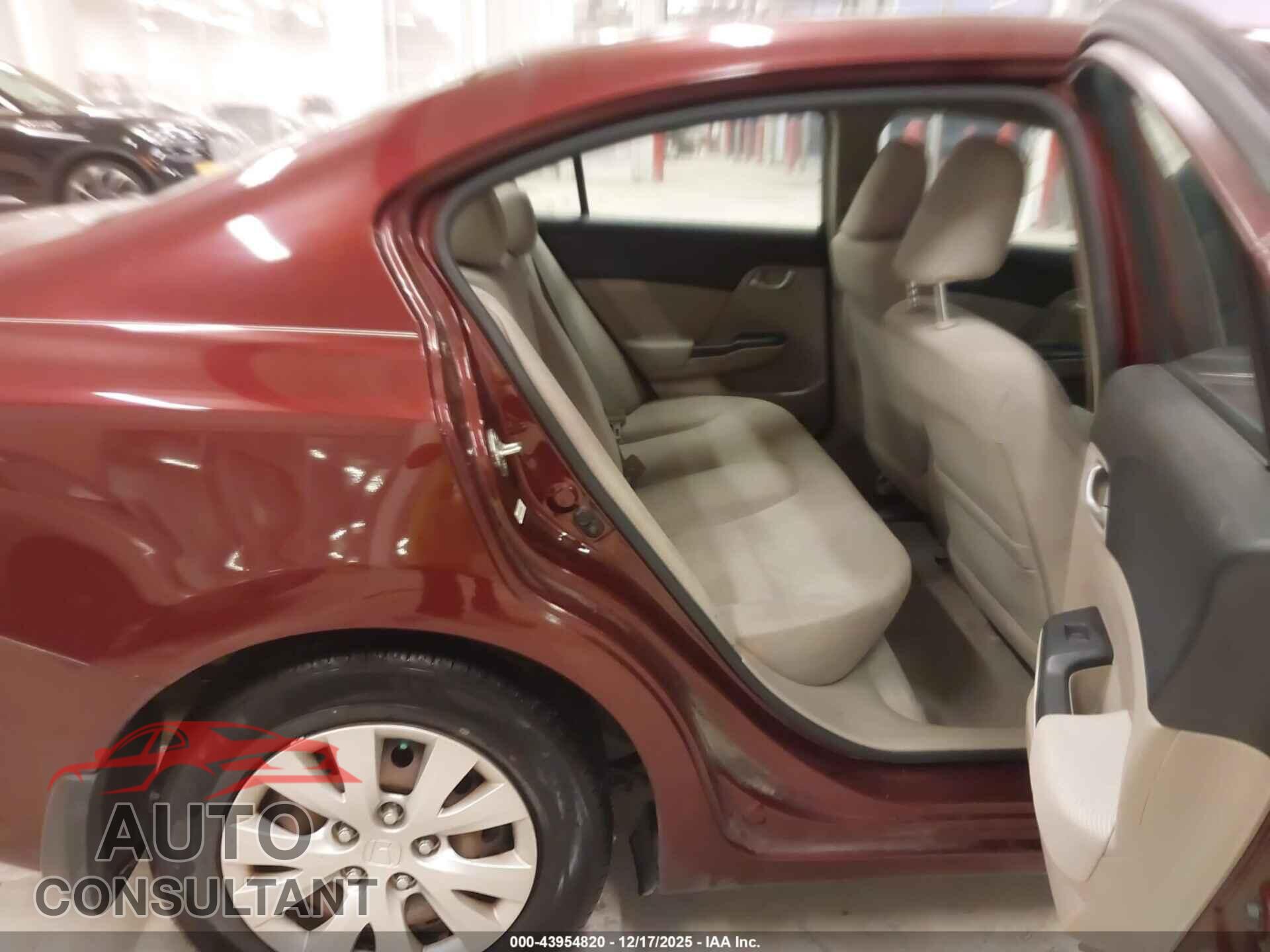 HONDA CIVIC 2012 - 19XFB2F55CE065988