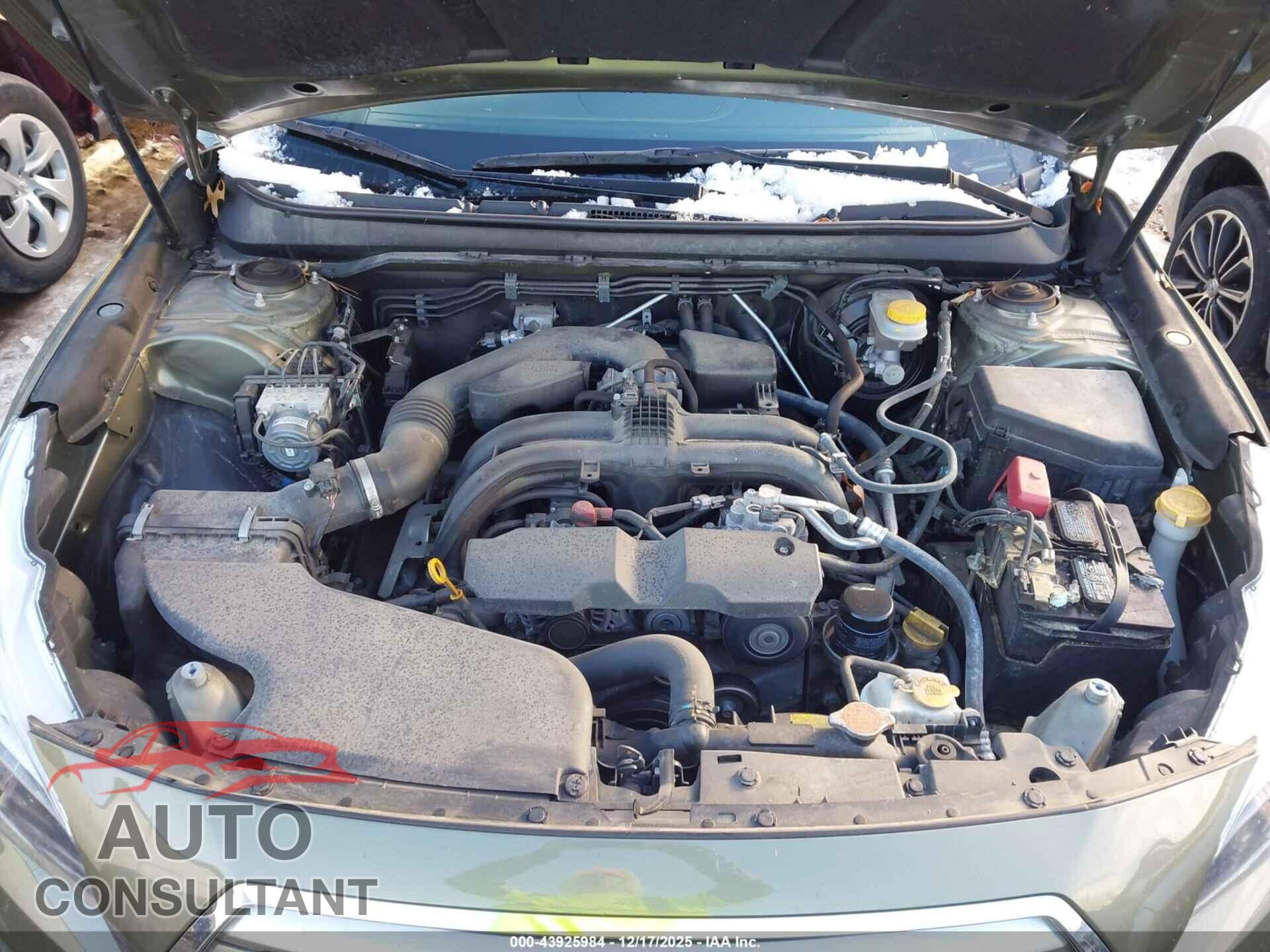 SUBARU OUTBACK 2016 - 4S4BSBFC6G3295772