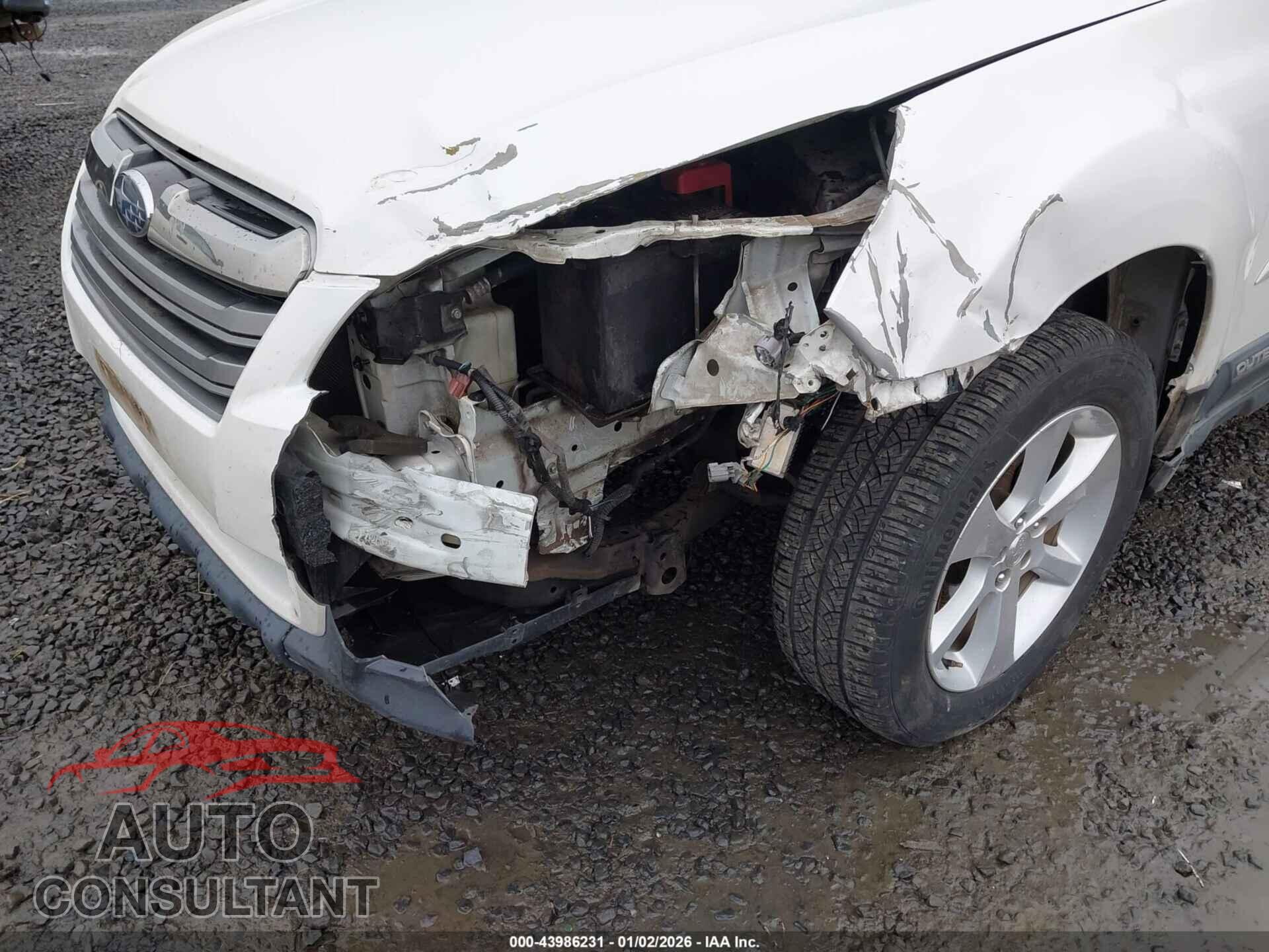 SUBARU OUTBACK 2014 - 4S4BRBPC8E3262165