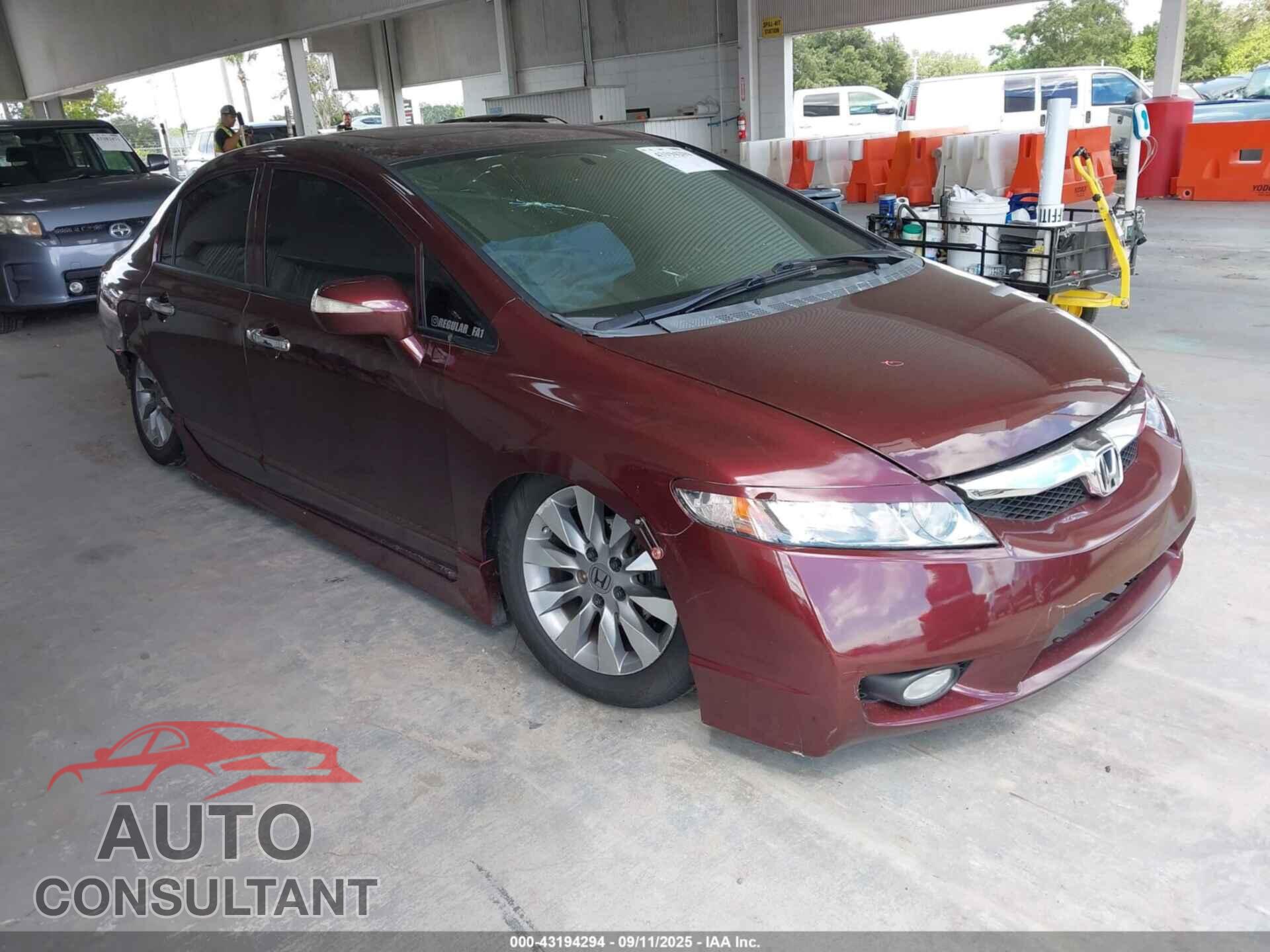 HONDA CIVIC 2010 - 2HGFA1F96AH552930