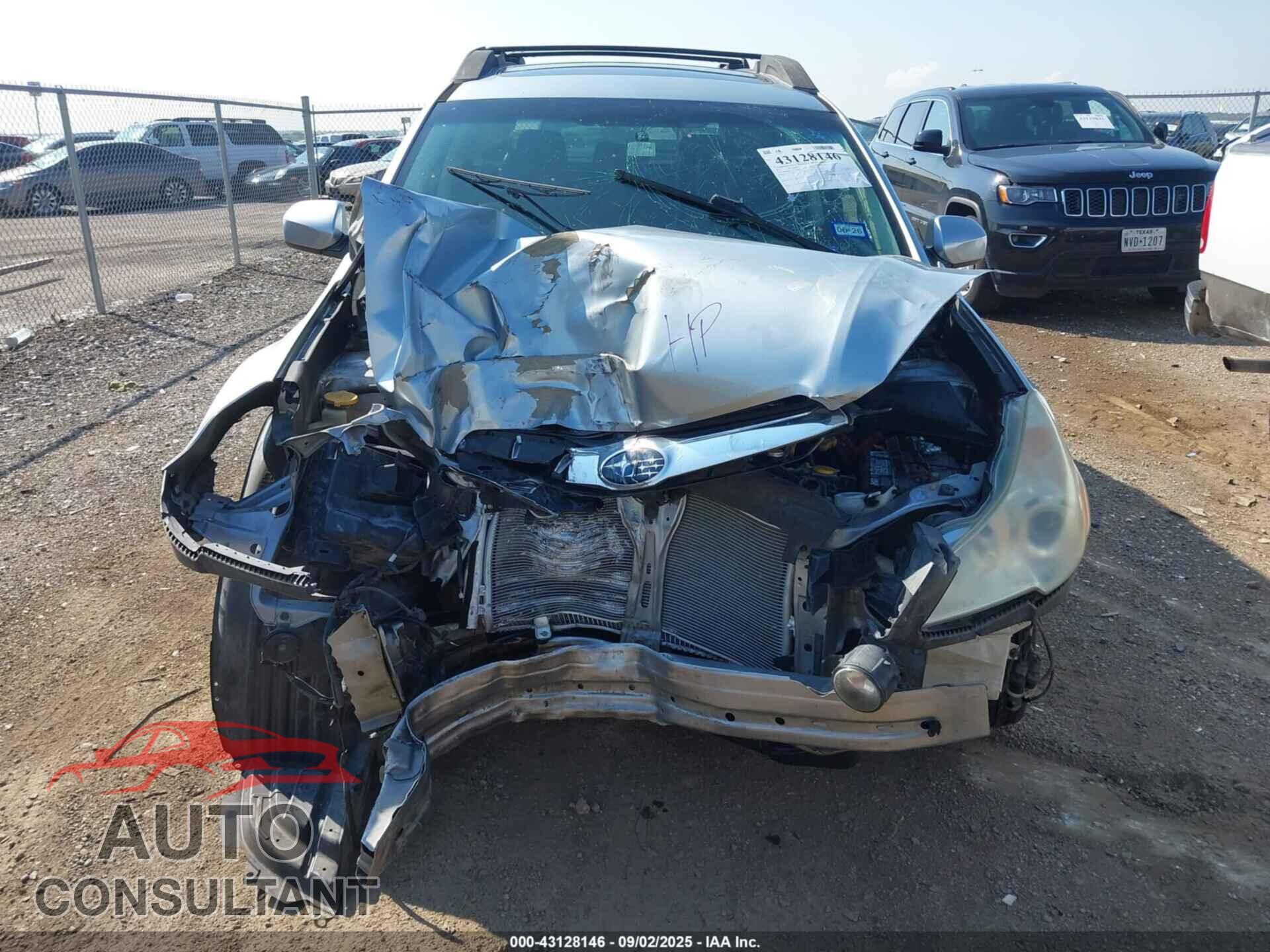 SUBARU OUTBACK 2012 - 4S4BRBKC7C3258807