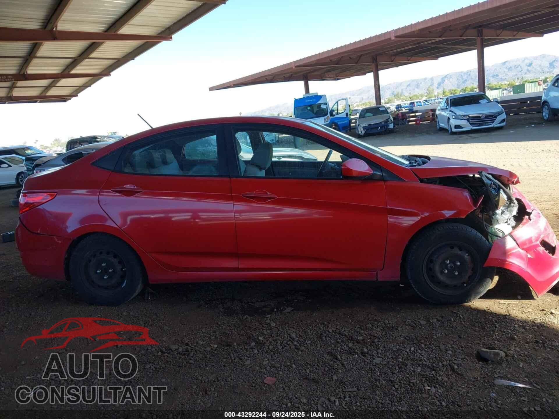 HYUNDAI ACCENT 2013 - KMHCT4AE9DU537112