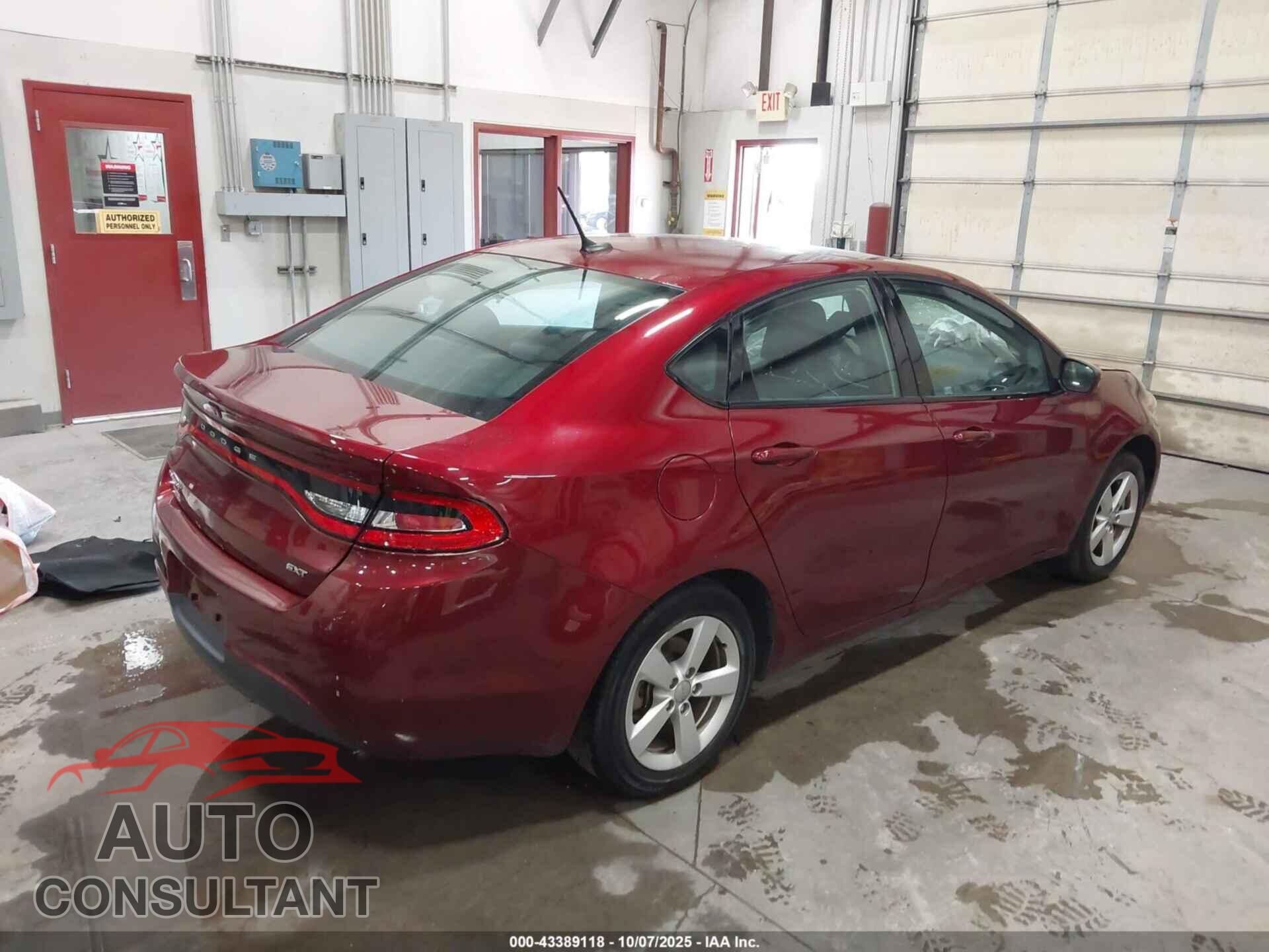 DODGE DART 2015 - 1C3CDFBB4FD315764