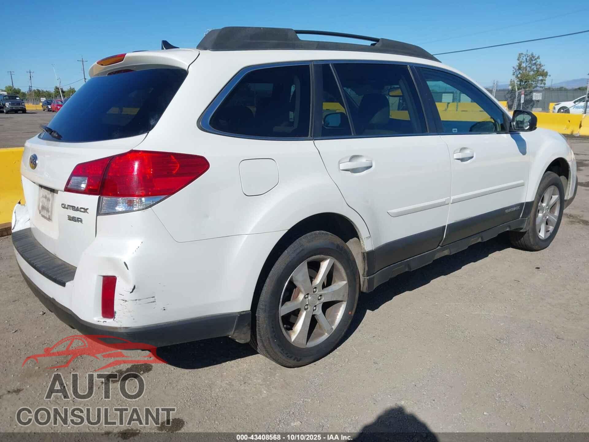SUBARU OUTBACK 2013 - 4S4BRDPC1D2260435