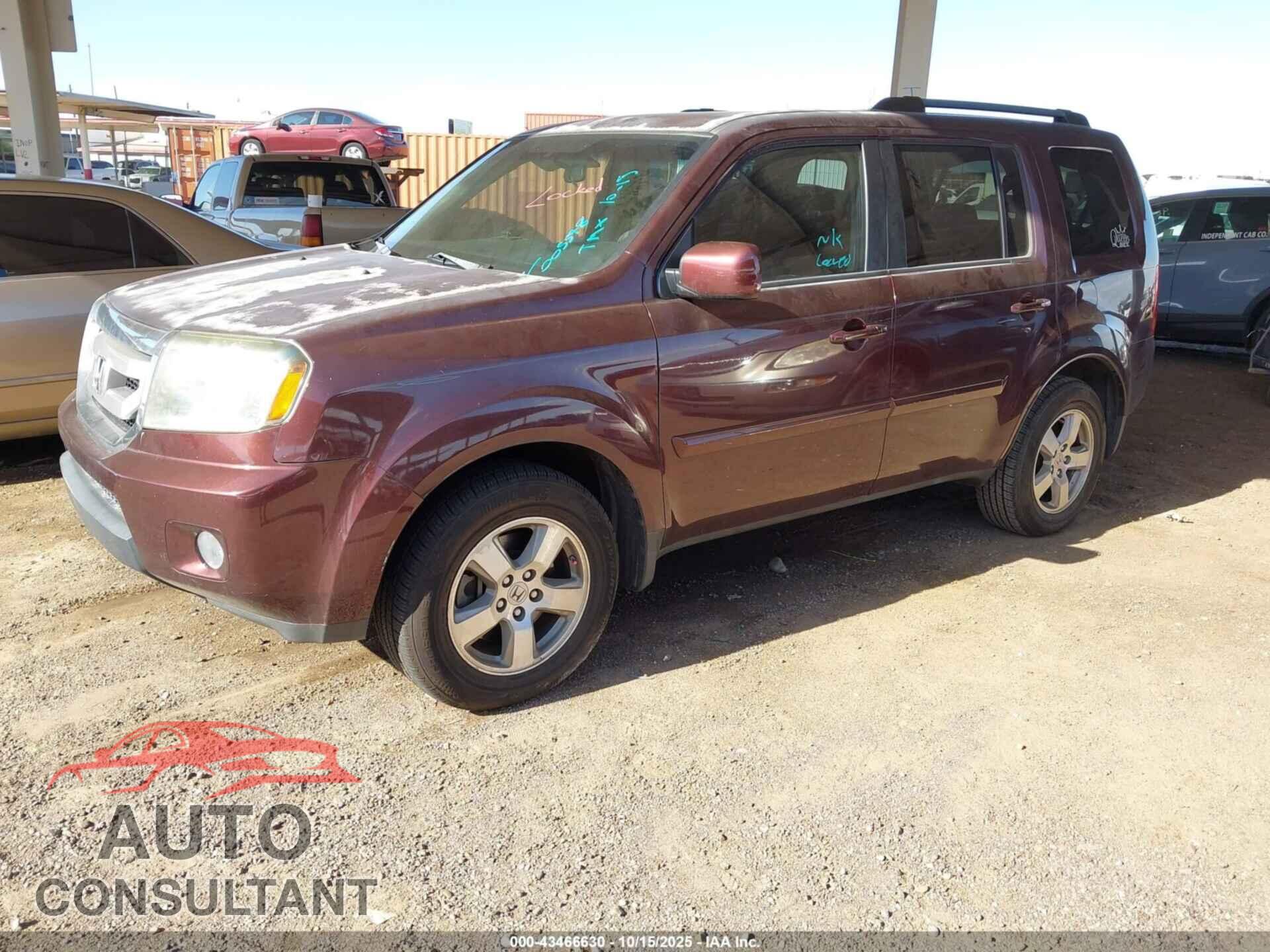 HONDA PILOT 2011 - 5FNYF4H4XBB005548
