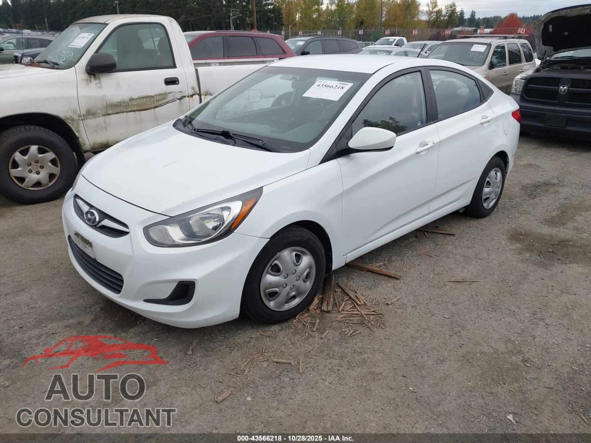 HYUNDAI ACCENT 2014 - KMHCT4AE1EU687796