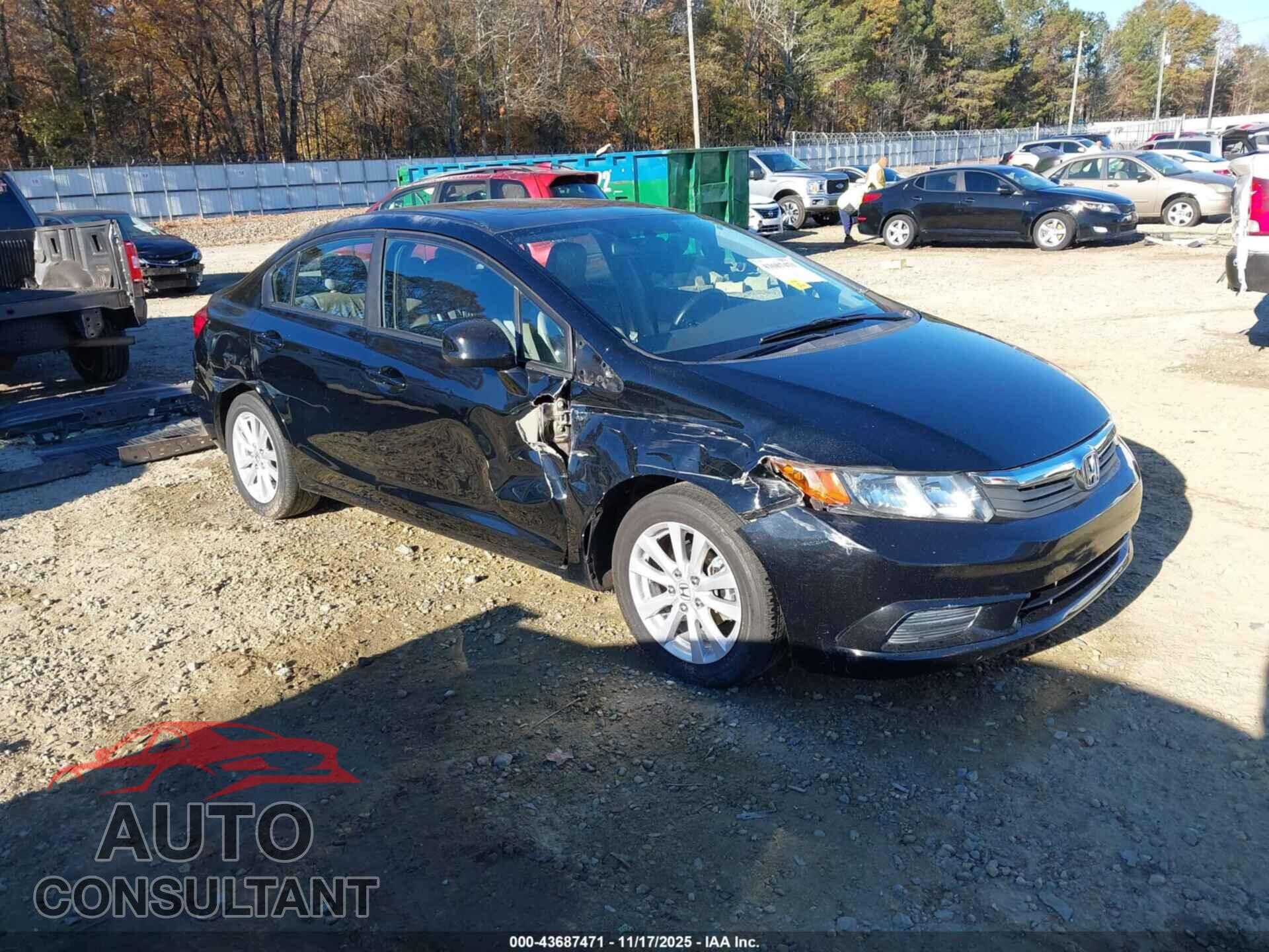 HONDA CIVIC 2012 - 2HGFB2F97CH555308