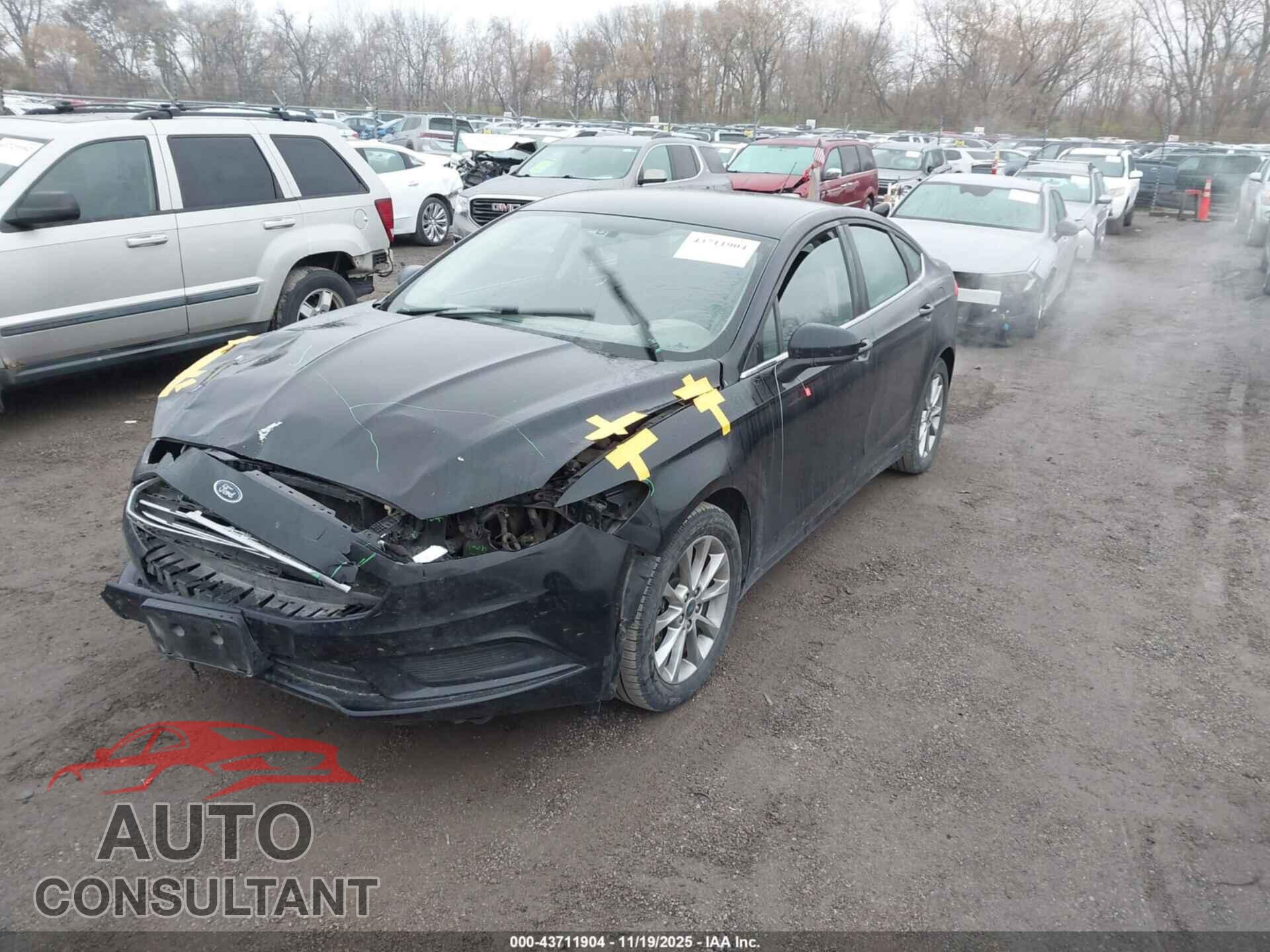 FORD FUSION 2017 - 3FA6P0H7XHR149377