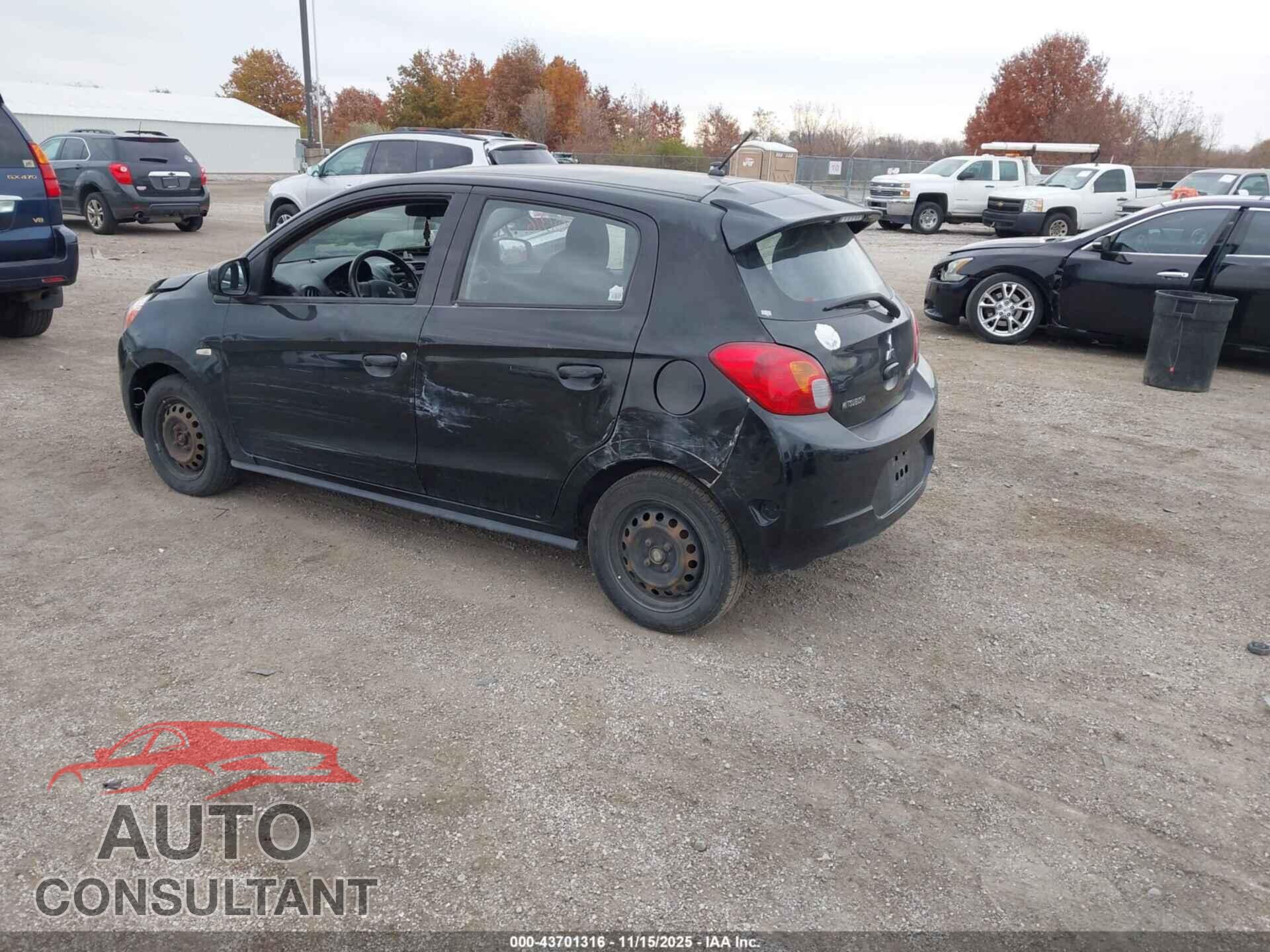 MITSUBISHI MIRAGE 2015 - ML32A3HJ5FH036736