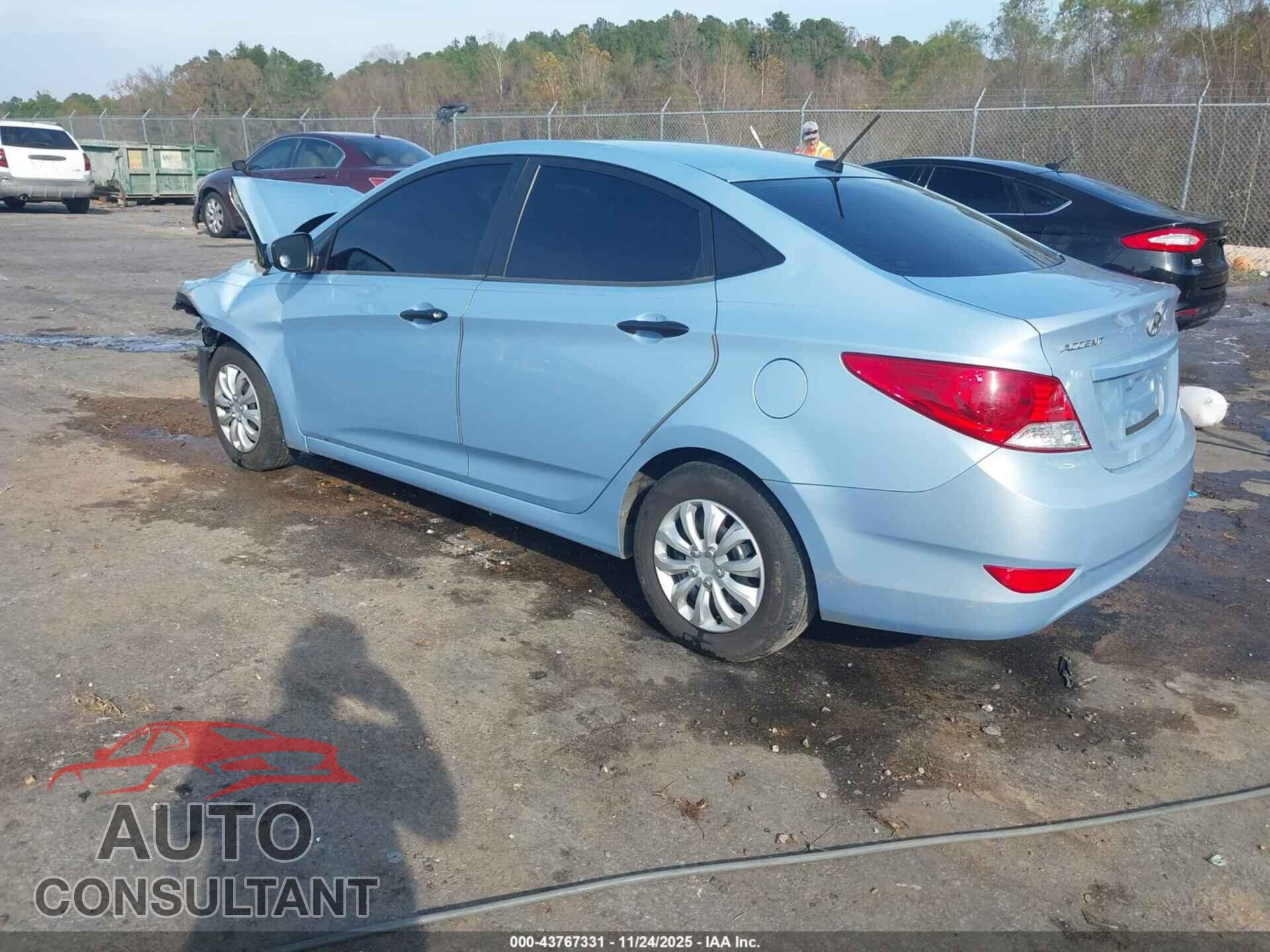 HYUNDAI ACCENT 2012 - KMHCT4AE0CU092743