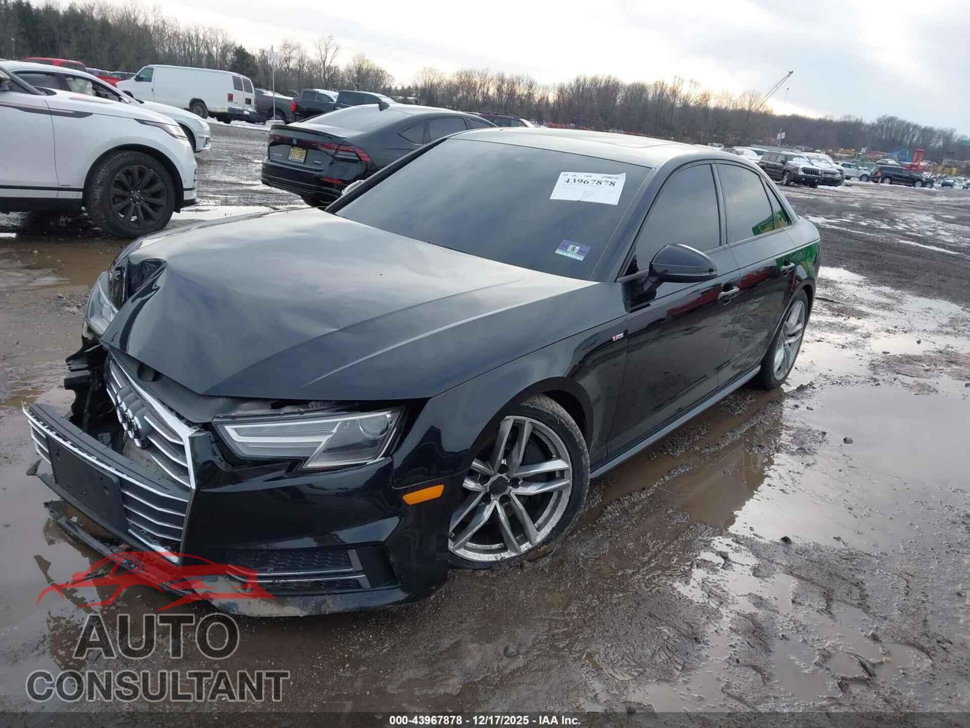 AUDI A4 2017 - WAUDNAF44HN053427